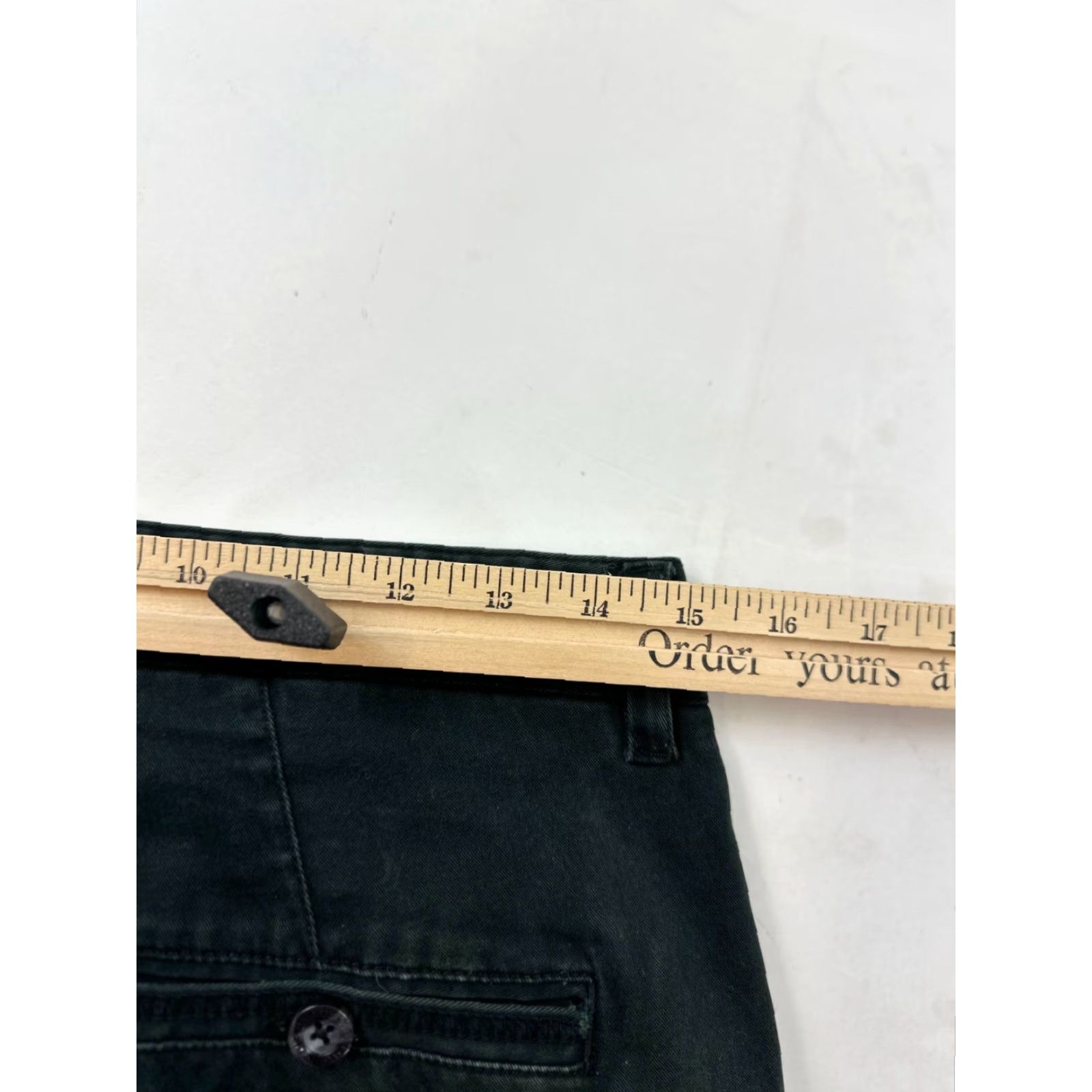 Roark Roark Pants Mens 30 Black Canvas Mid Rise Workwear Straight Leg Chino Pants Size US 30 / EU 46 - 8 Thumbnail