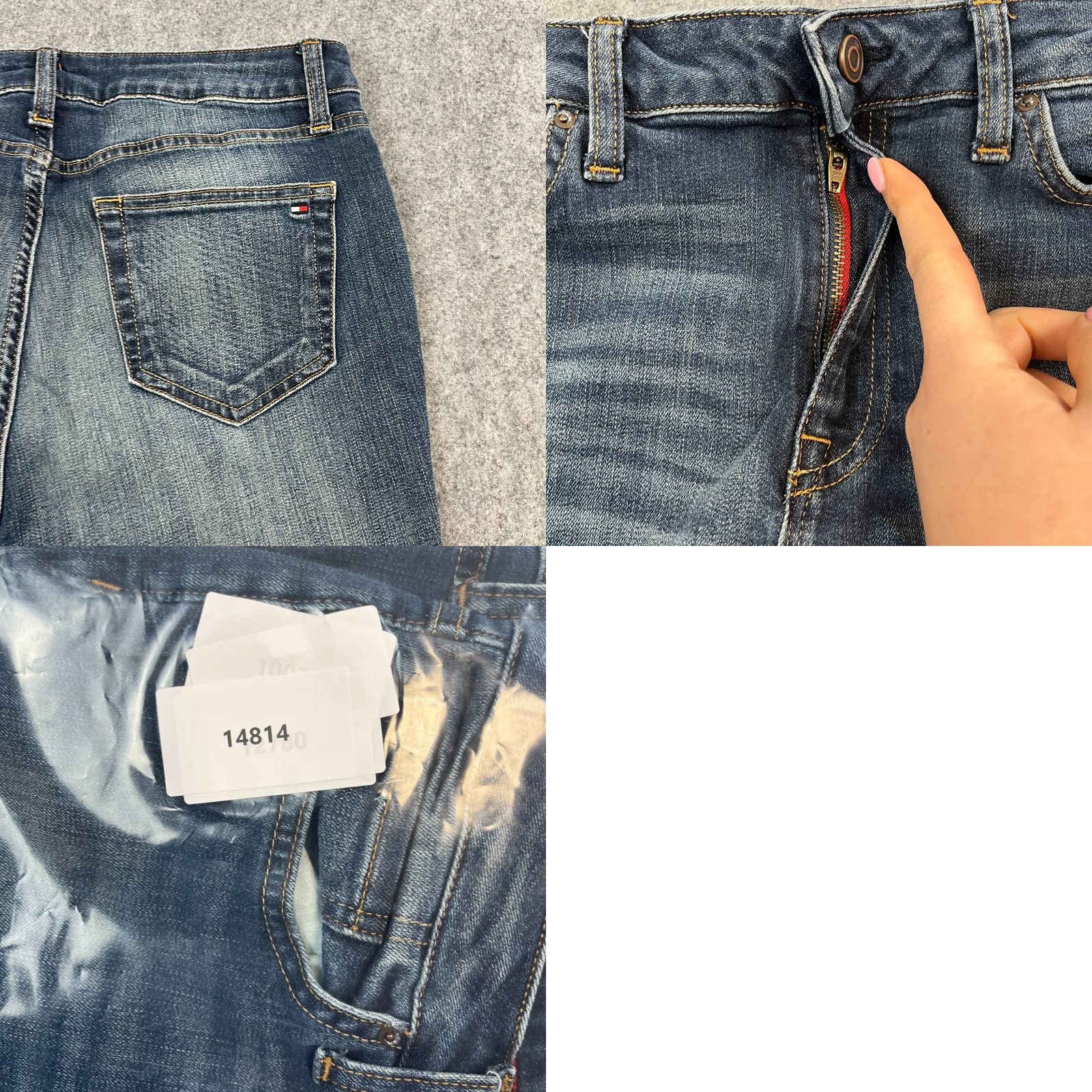 Tommy Hilfiger Tommy Hilfiger Womens Jeans High Rise Slim Skinny 30 30 UK 10 Stretch Blue Denim 5-Pocket Event: N/A Womens Size 32" / US 10 / IT 46 - 9 Thumbnail