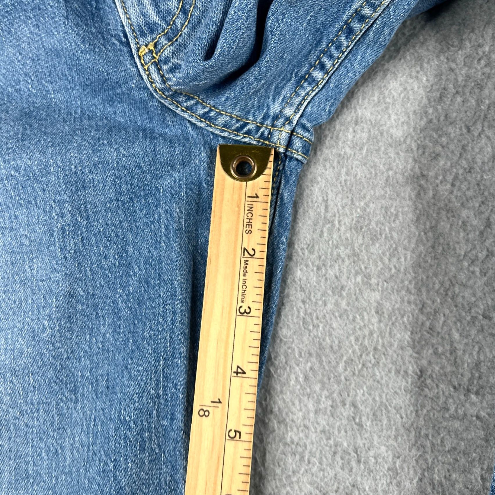 Lee Lee Jeans Women 18 Plus Blue Mid Rise Straight Crop NWT Denim 5-Pocket Style Straight Womens Size 40" / US 18 - 3 Thumbnail