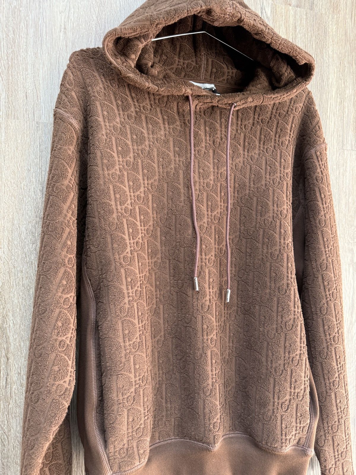 Dior Christian Dior Brown Towel Hoodie Size US S / EU 44-46 / 1 - 2 Thumbnail