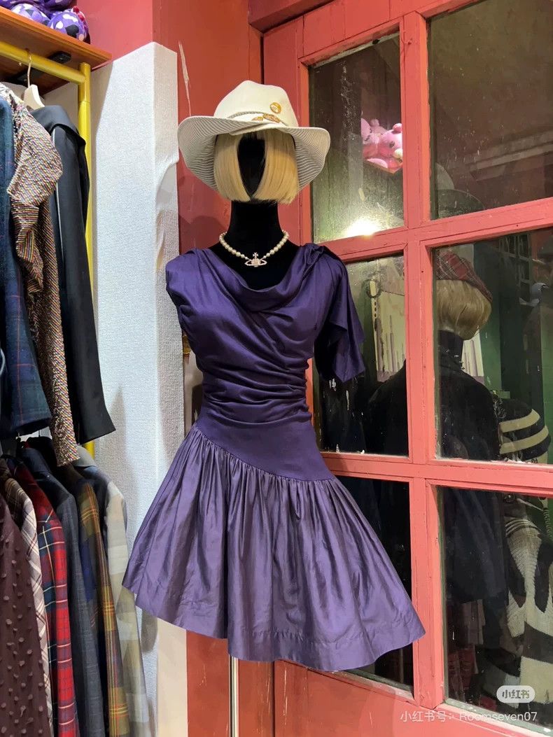 Vivienne Westwood Vivienne Westwood Purple morphing witch wind dress Size M / US 6-8 / IT 42-44 - 2 Thumbnail