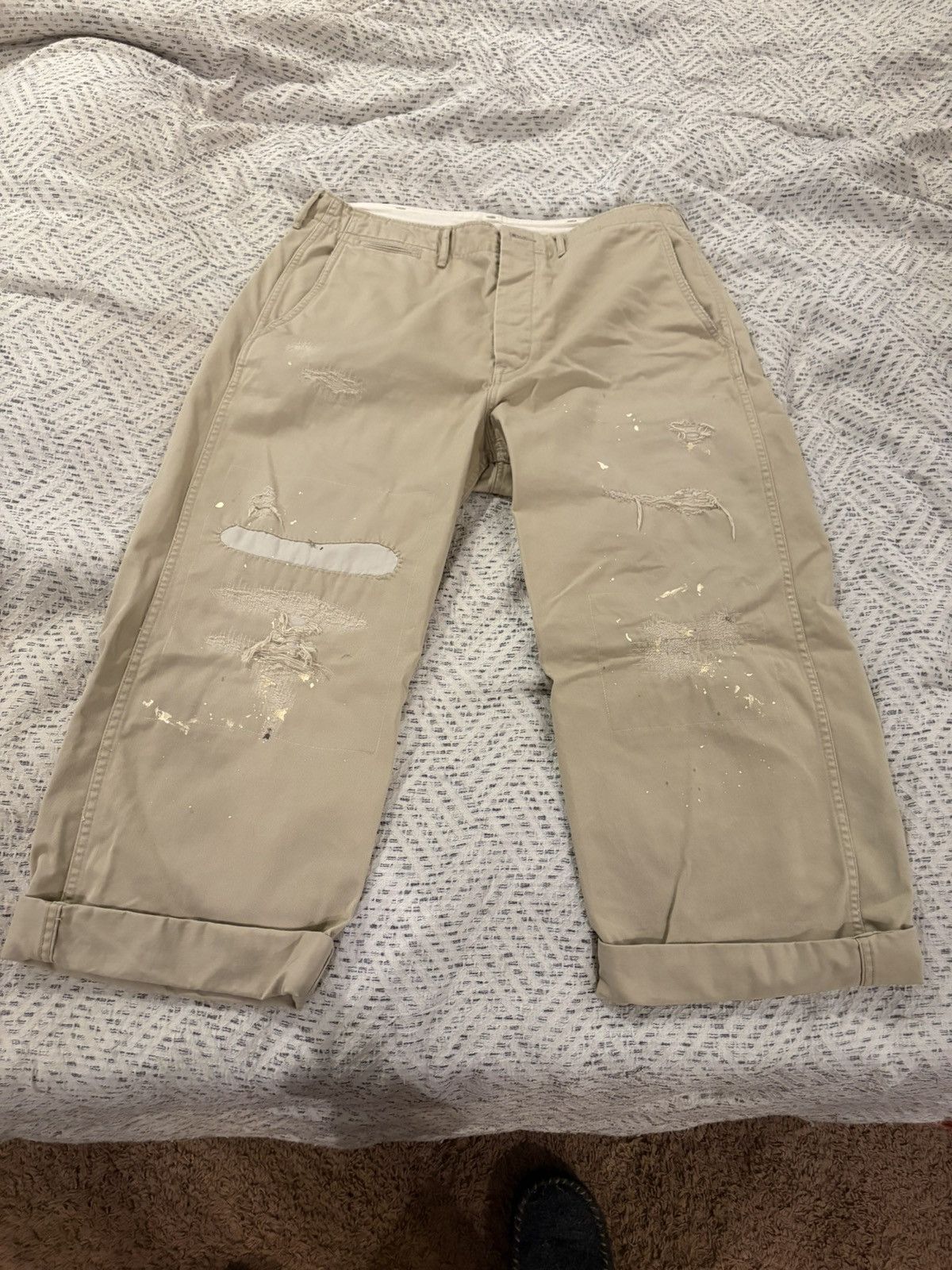 Full Count & Co. Full Count 1201HW U.S.Army Chino 41 Khaki “Freedom Fighter” Size US 36 / EU 52 - 1 Thumbnail
