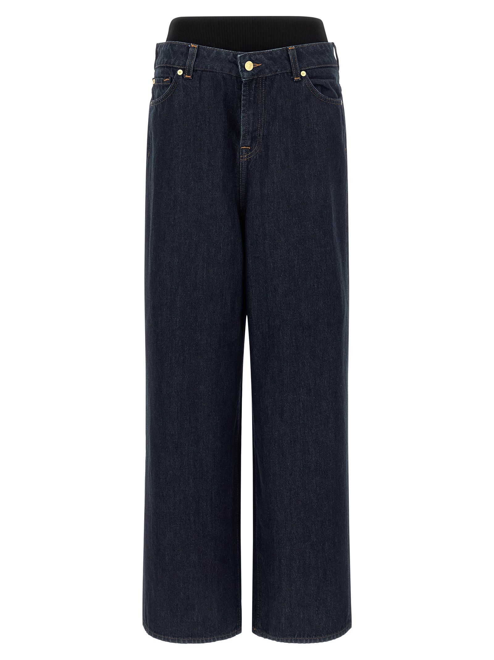7 For All Mankind 'Banded Slouchy Wide' jeans Size 24" / US 00 / IT 34 - 1 Thumbnail