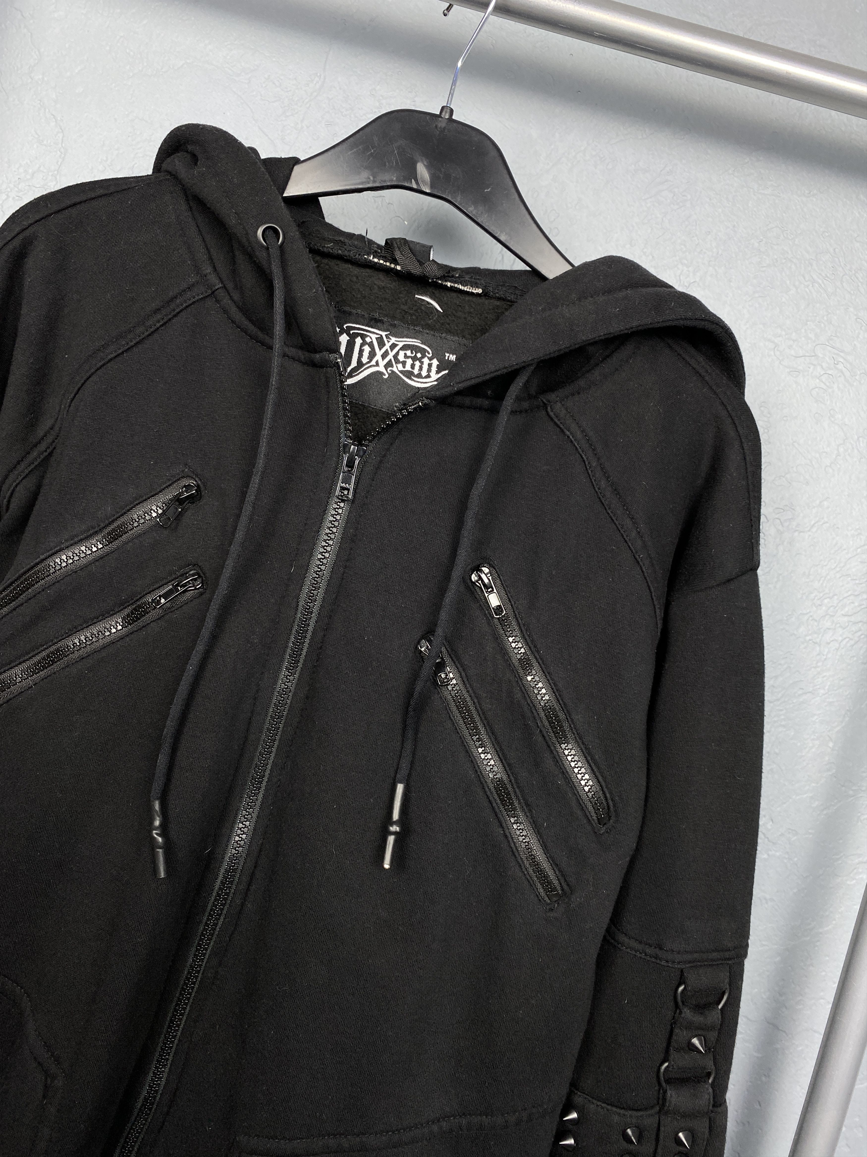 Japanese Brand Vixxsin Gothic Zip Hoodie Y2K Goth Punk Size US L / EU 52-54 / 3 - 2 Thumbnail