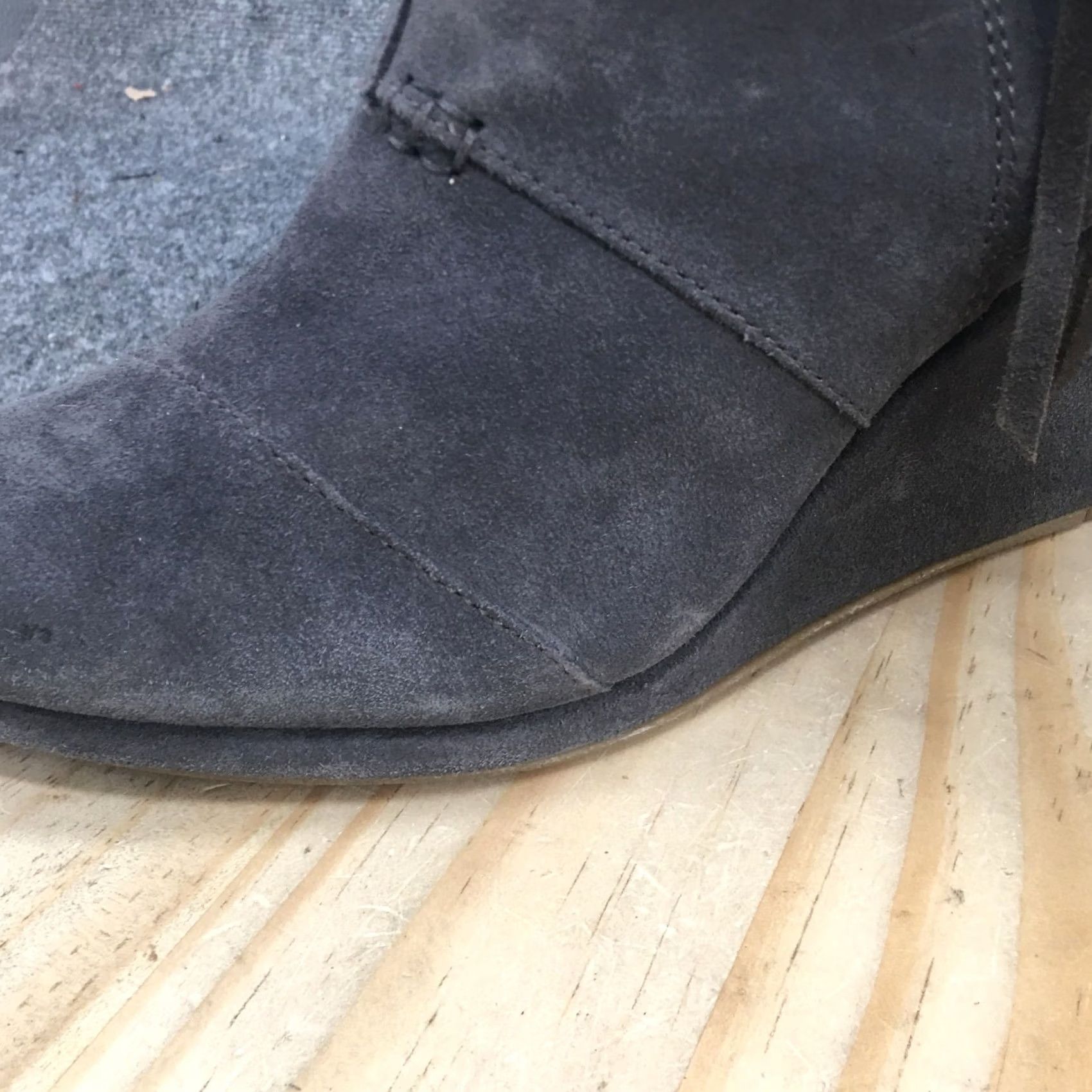 Toms TOMS Boots Womens 9.5 Desert Gray Round Toe Casual Comfort Wedge Heels Ankle Top Mens Womens Size L / US 10 / IT 46 - 5 Thumbnail