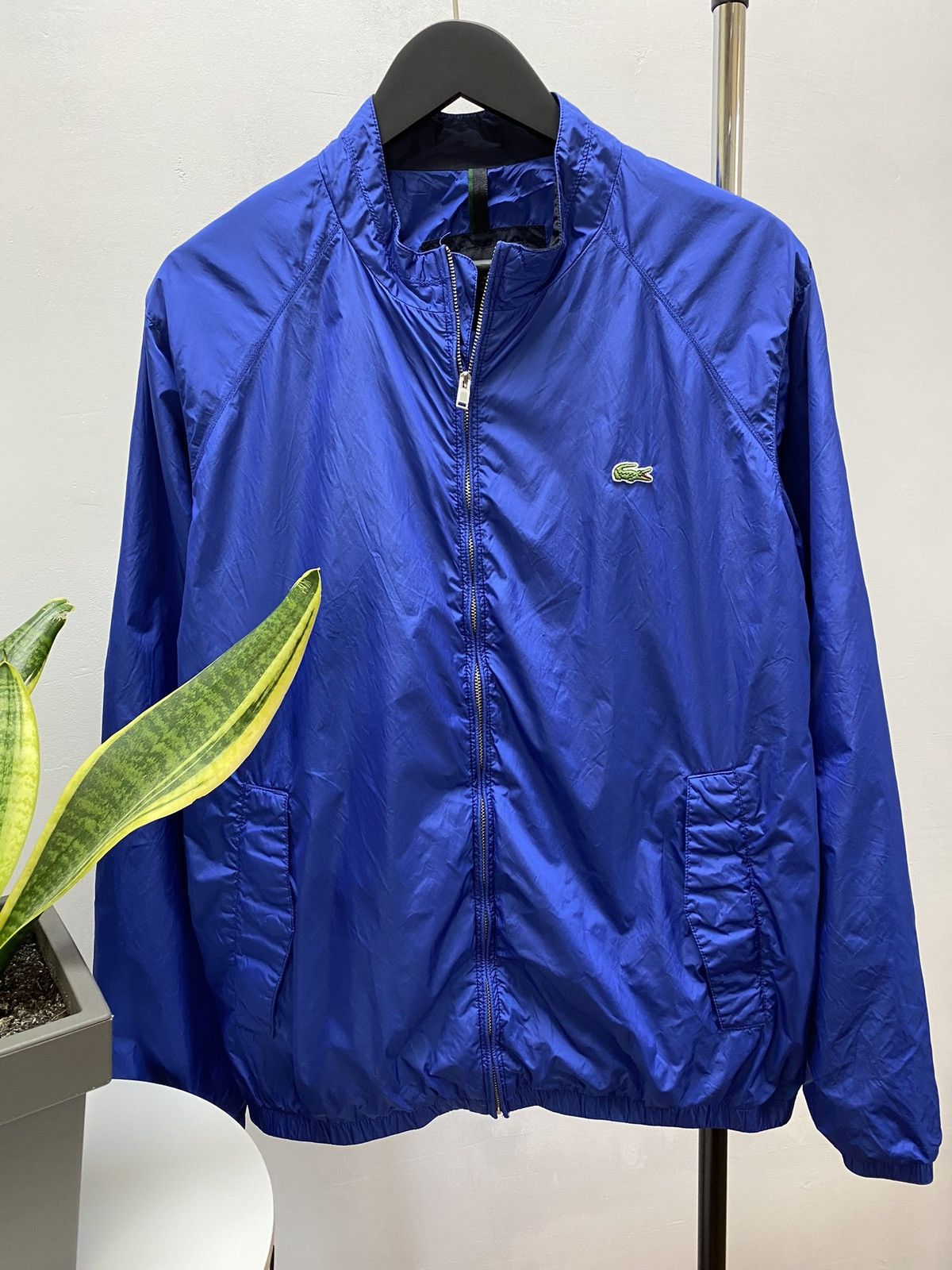 Lacoste × Vintage Vintage Lacoste Track Jacket Y2K Nylon Men’s L Blue Zip Size US L / EU 52-54 / 3 - 6 Thumbnail