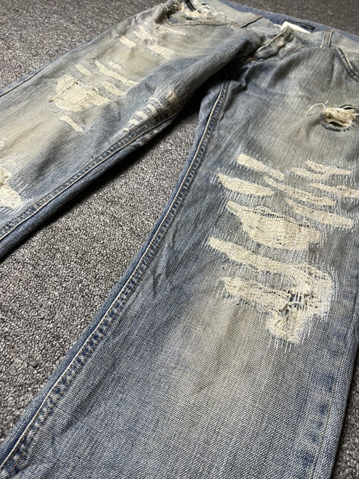 Dolce & Gabbana Dolce & Gabbana Distressed Denim Jeans (93) Size US 34 / EU 50 - 10 Thumbnail