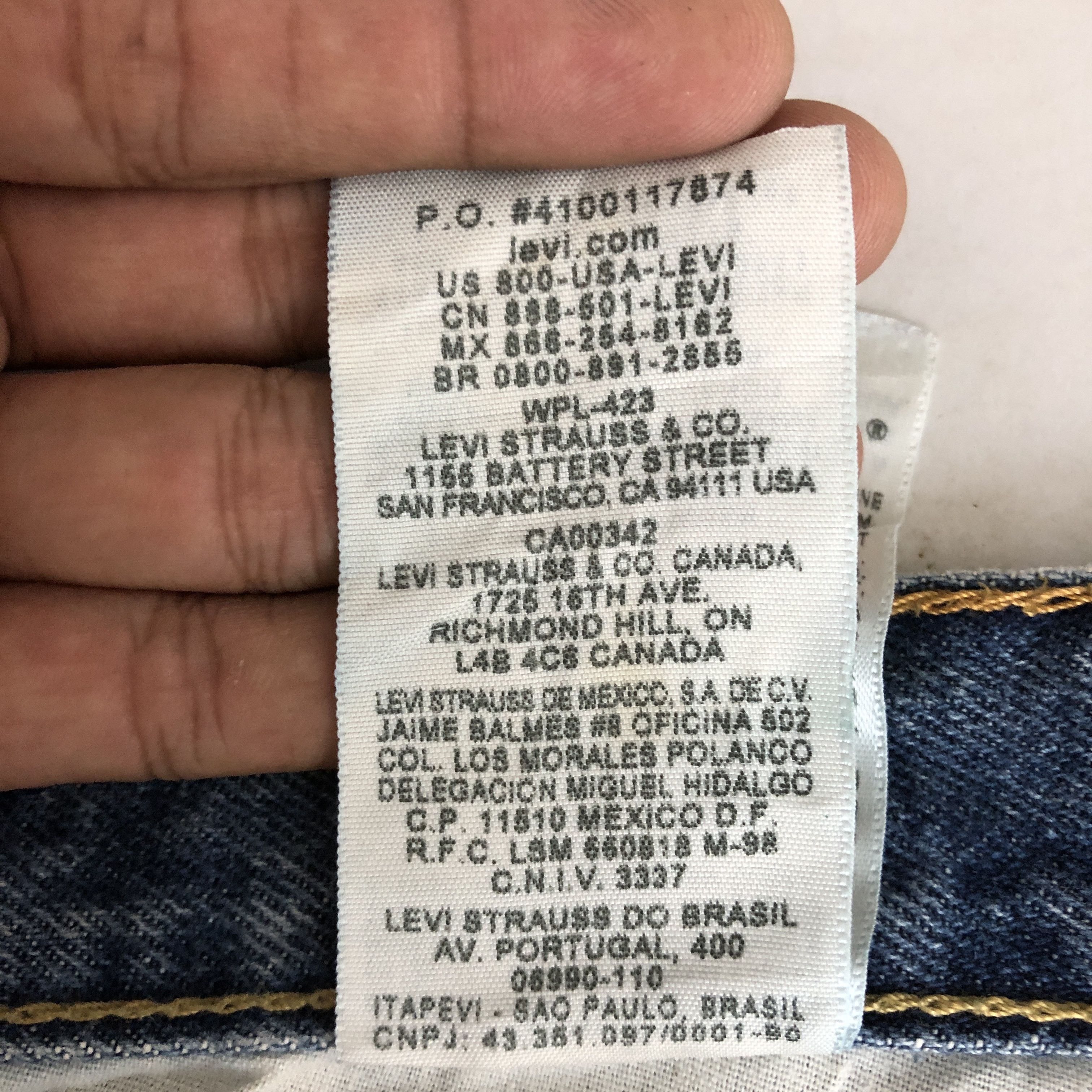 Levi's × Vintage Vintage Levis 550 Faded Jeans Levi's Ripped Stonewash Denim Size US 30 / EU 46 - 10 Thumbnail