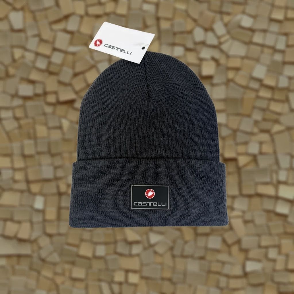 Vintage VINTAGE Castelli Unisex Beanie Hat Knit OSFA Gray NWT Size ONE SIZE - 1 Thumbnail