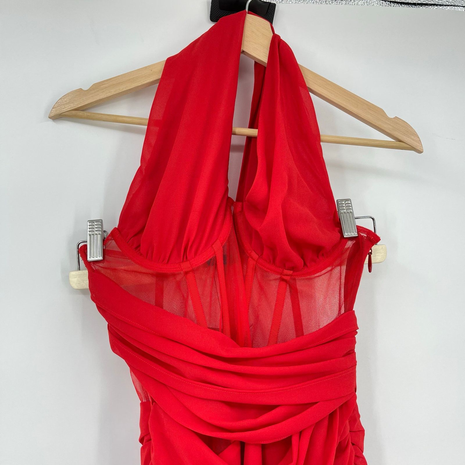 REVOLVE NBD | NWT Christian Gown in Red Corset Maxi Dress S Size S / US 4 / IT 40 - 7 Thumbnail