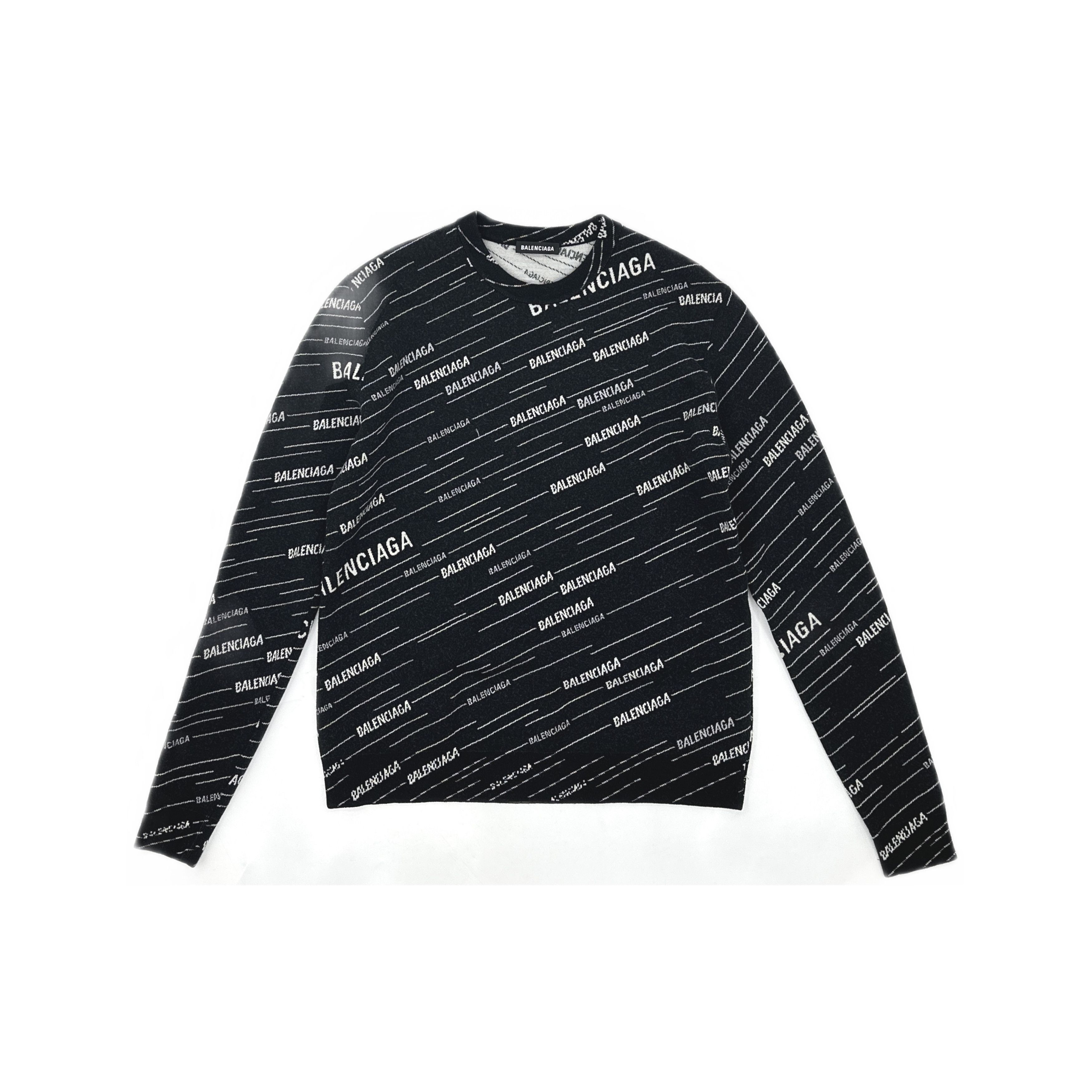 Balenciaga Balenciaga All Over Logo Sweater Size XS Size US XS / EU 42 / 0 - 1 Thumbnail