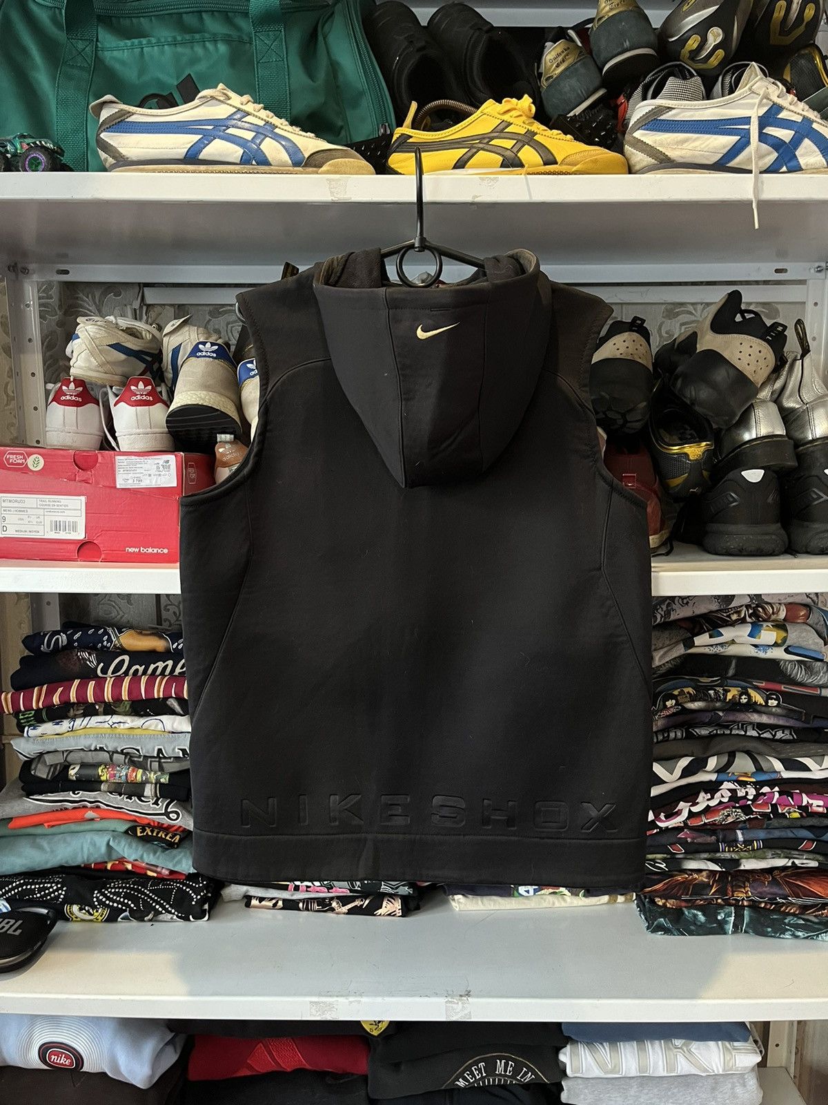 Nike Rare Vintage Nike Shox vest Drill size S hood logo Y2K Size US S / EU 44-46 / 1 - 7 Thumbnail