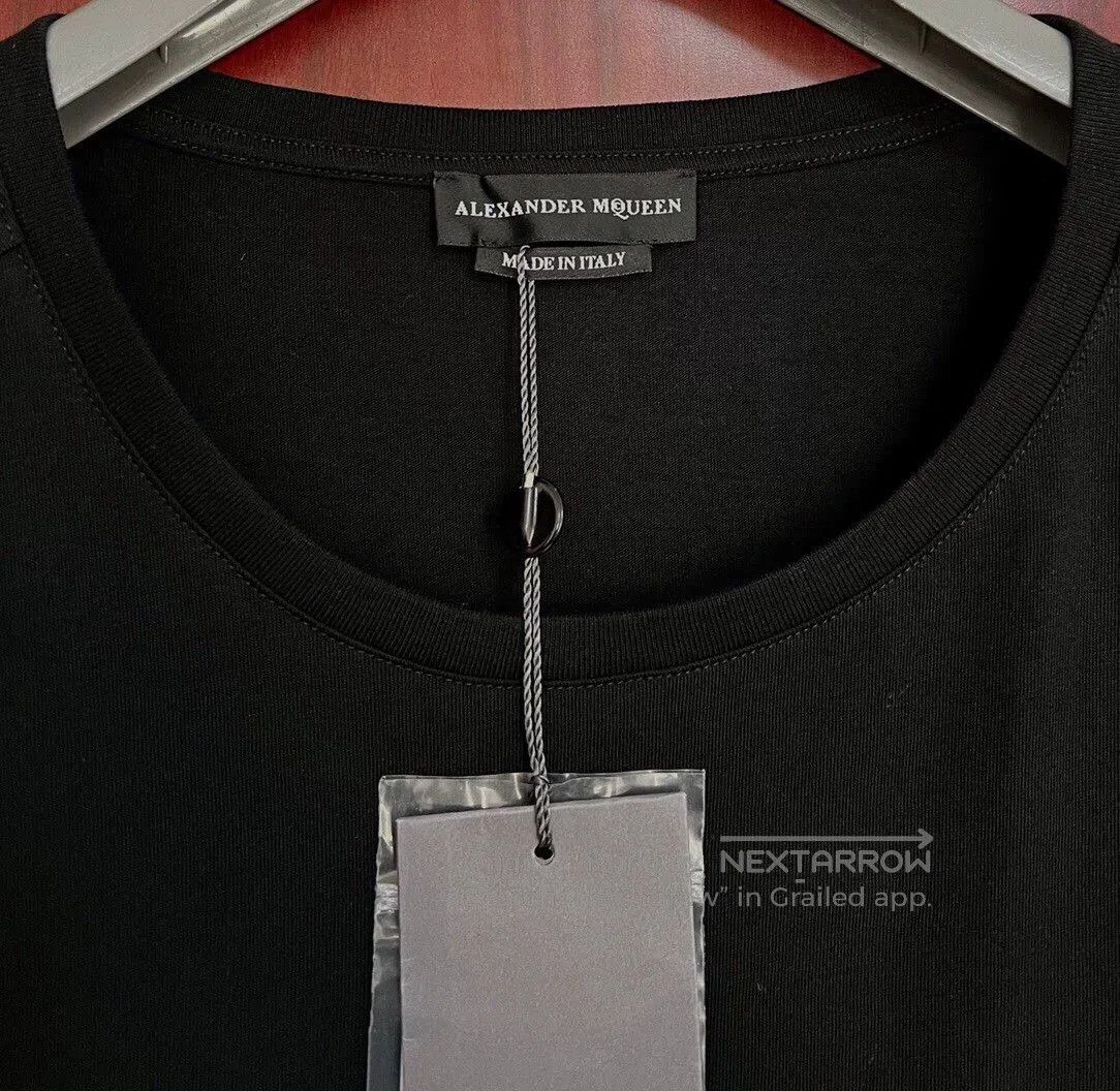 Alexander McQueen Alexander McQueen Men's Embroidered T-shirt. Size US L / EU 52-54 / 3 - 3 Thumbnail