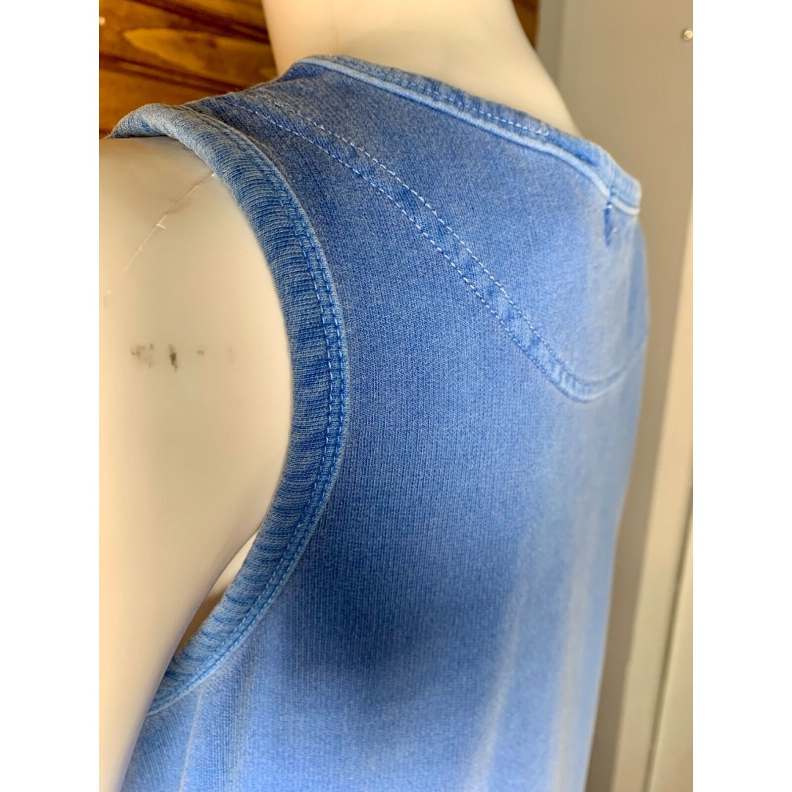 Other Vtg 90s Dusty Blue Marsh Landing Maxi Body Con Tshirt Dress Size S / US 4 / IT 40 - 16 Thumbnail