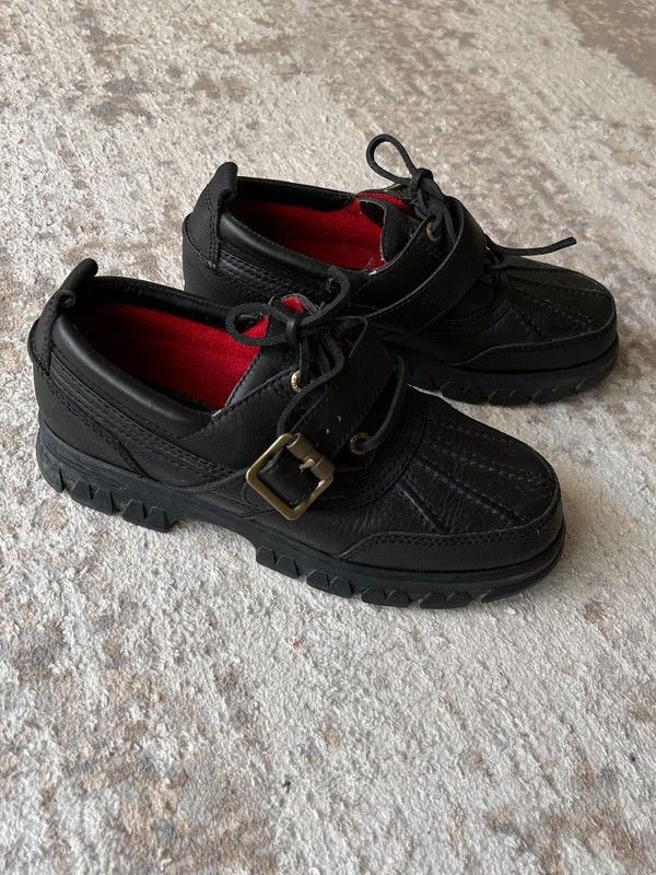 Polo Ralph Lauren OG Ralph Lauren Polo Sport Vintage 90s Women’s Leather Boots Size US 5.5 / IT 35.5 - 2 Thumbnail