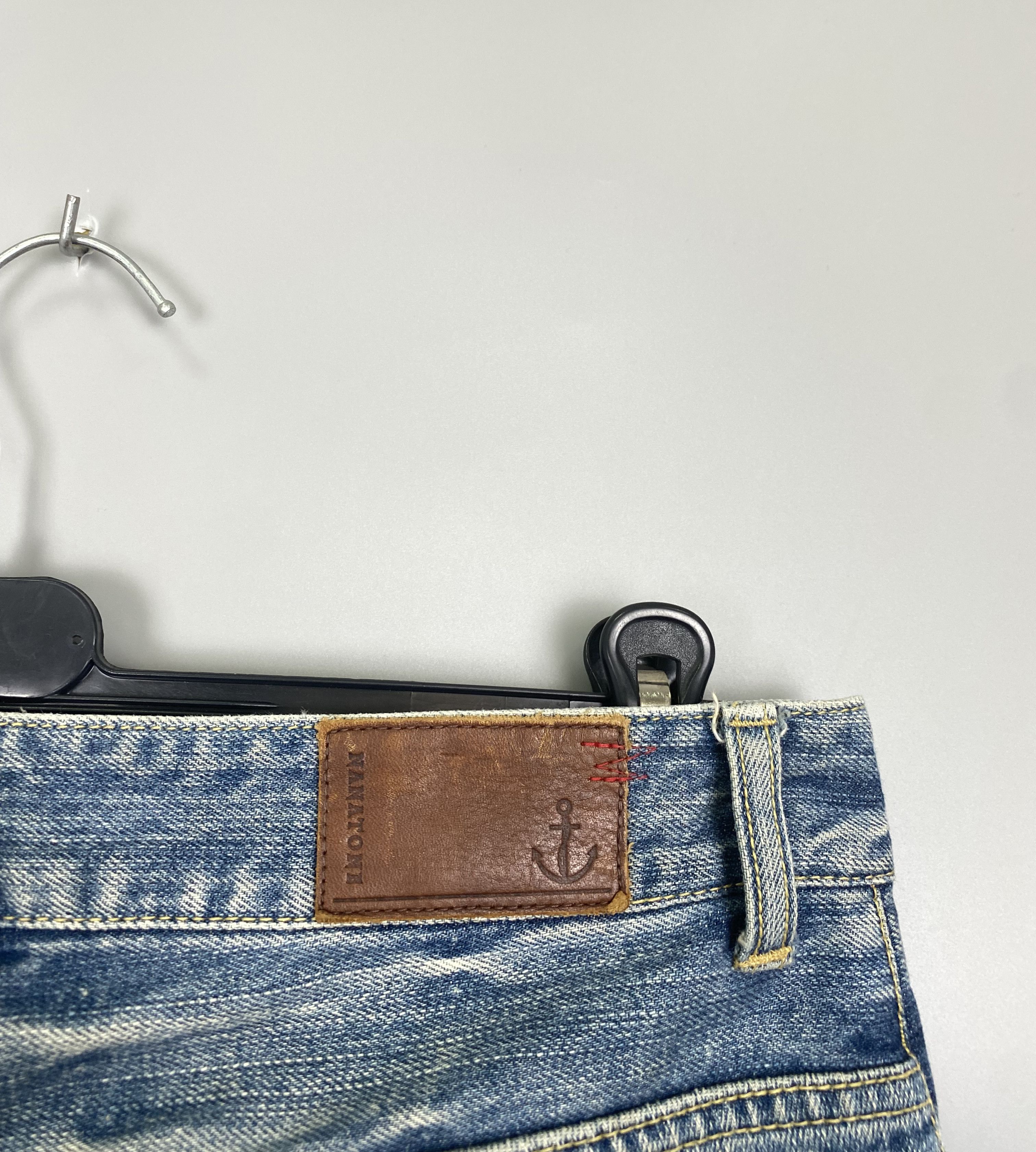 Japanese Brand RARE NANATONE Washed Denim Jeans Made in JAPAN Size US 28 / EU 44 - 9 Thumbnail
