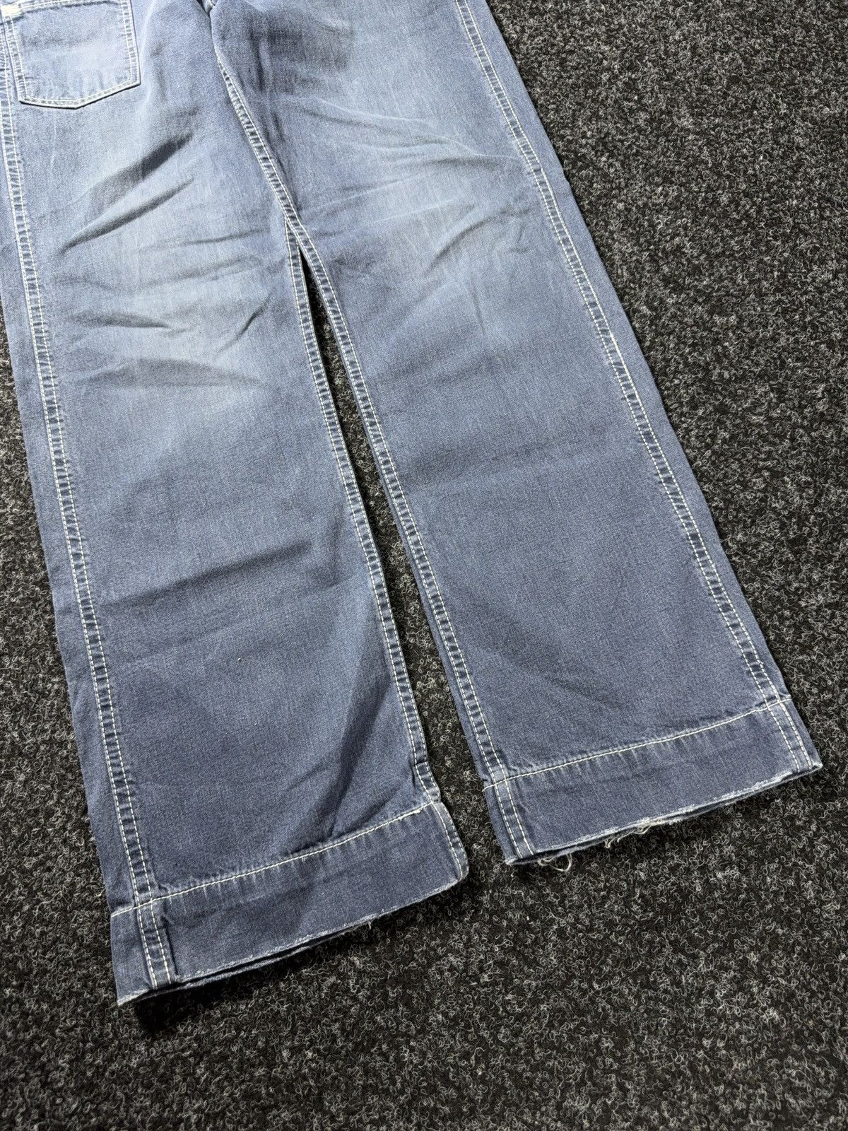 Levi's 00s Vintage Levi’s 880 Baggy Workwear Light Wash Denim Jeans Size US 31 - 5 Thumbnail