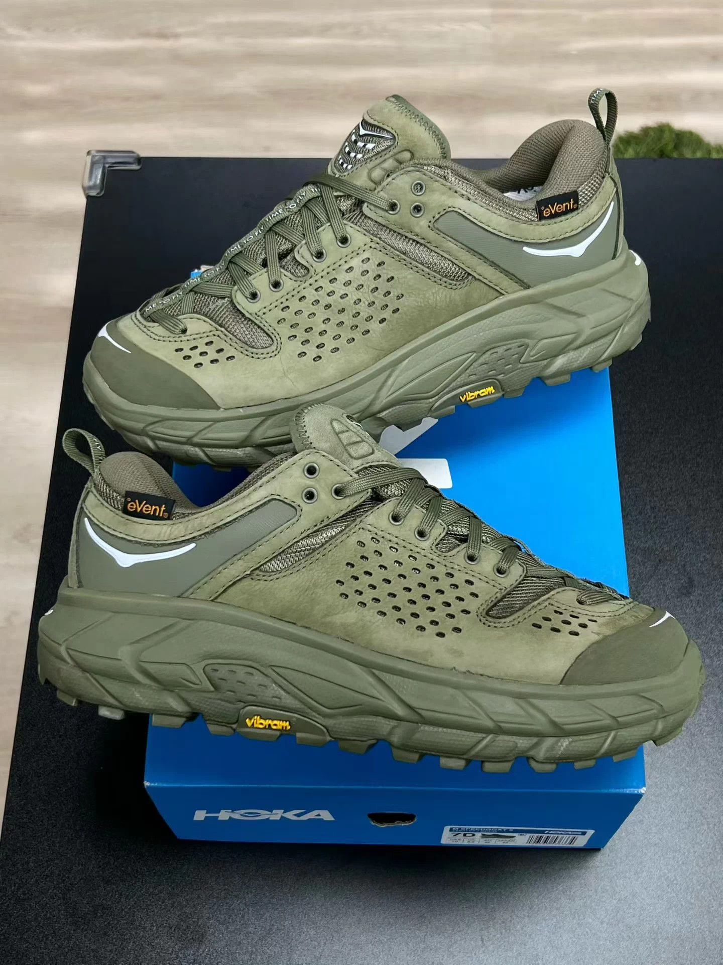 Hoka HOKA ONE Transport Olive Green 41 Like New Boxed Size US 8 / EU 41 - 5 Thumbnail