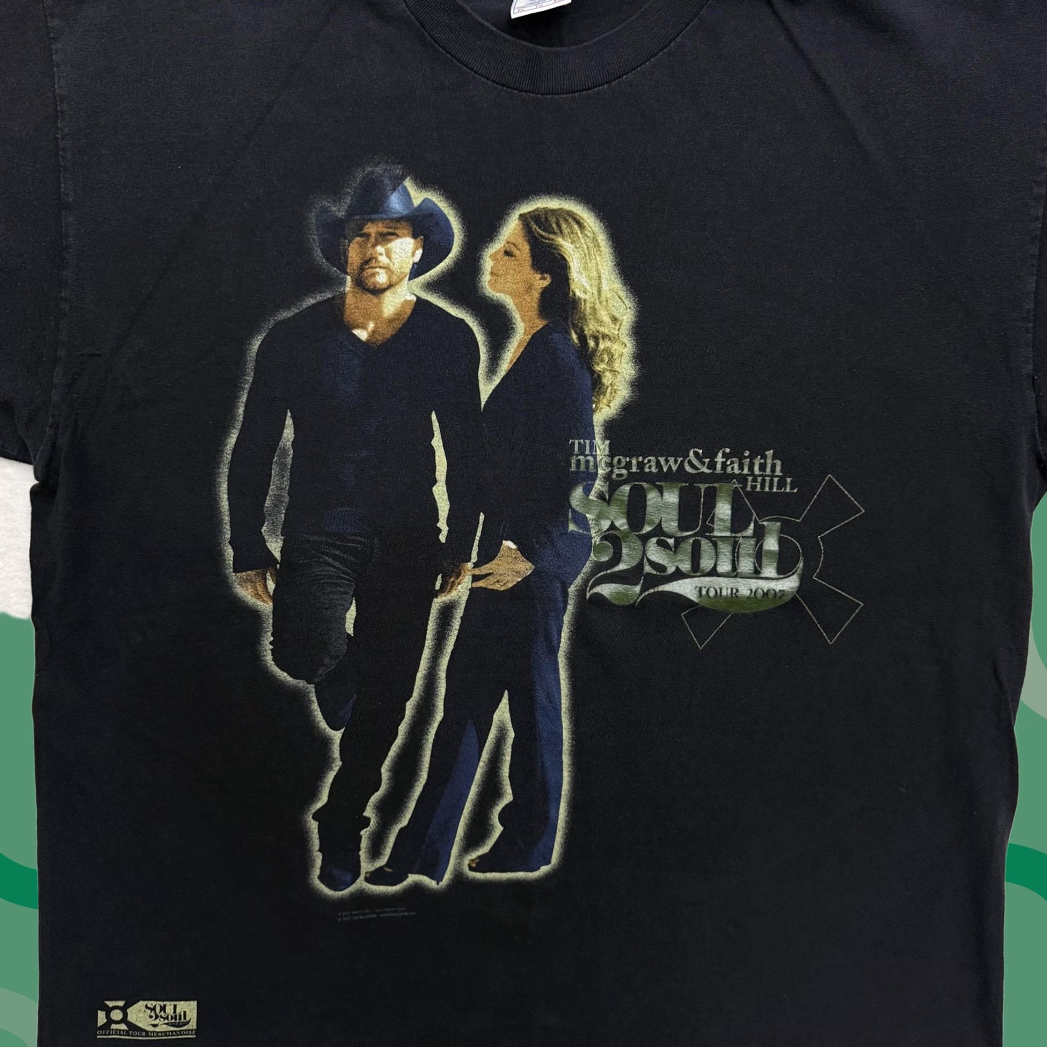 Vintage VINTAGE Tim McGraw Faith Hill Soul2Soul Tour 2007 Shirt Mens XL Black Country Music Tee Size US XL / EU 56 / 4 - 1 Thumbnail
