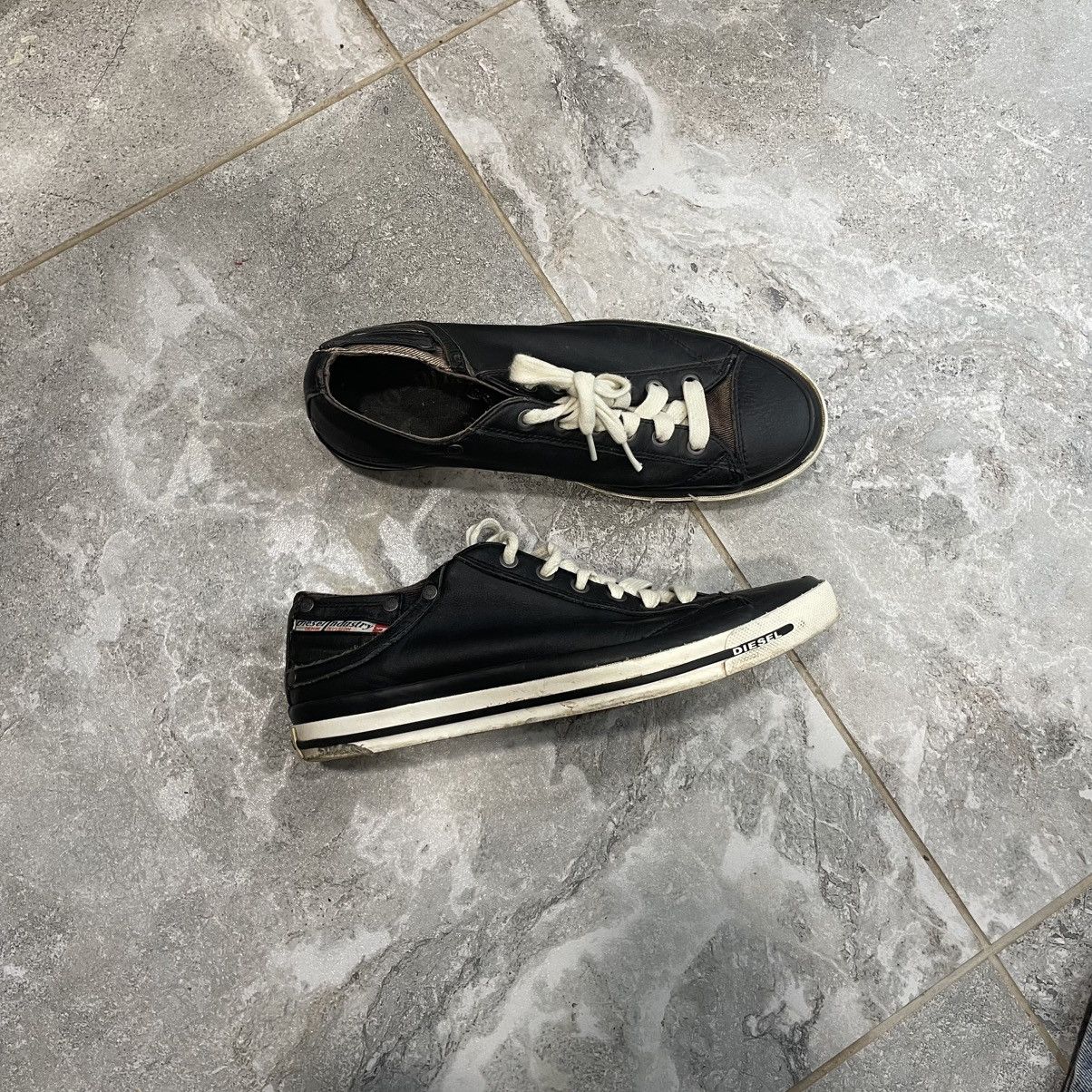 Diesel Vintage Diesel leather shoes sneakers boots y2k die rock sun Size US 9 / EU 42 - 1 Thumbnail
