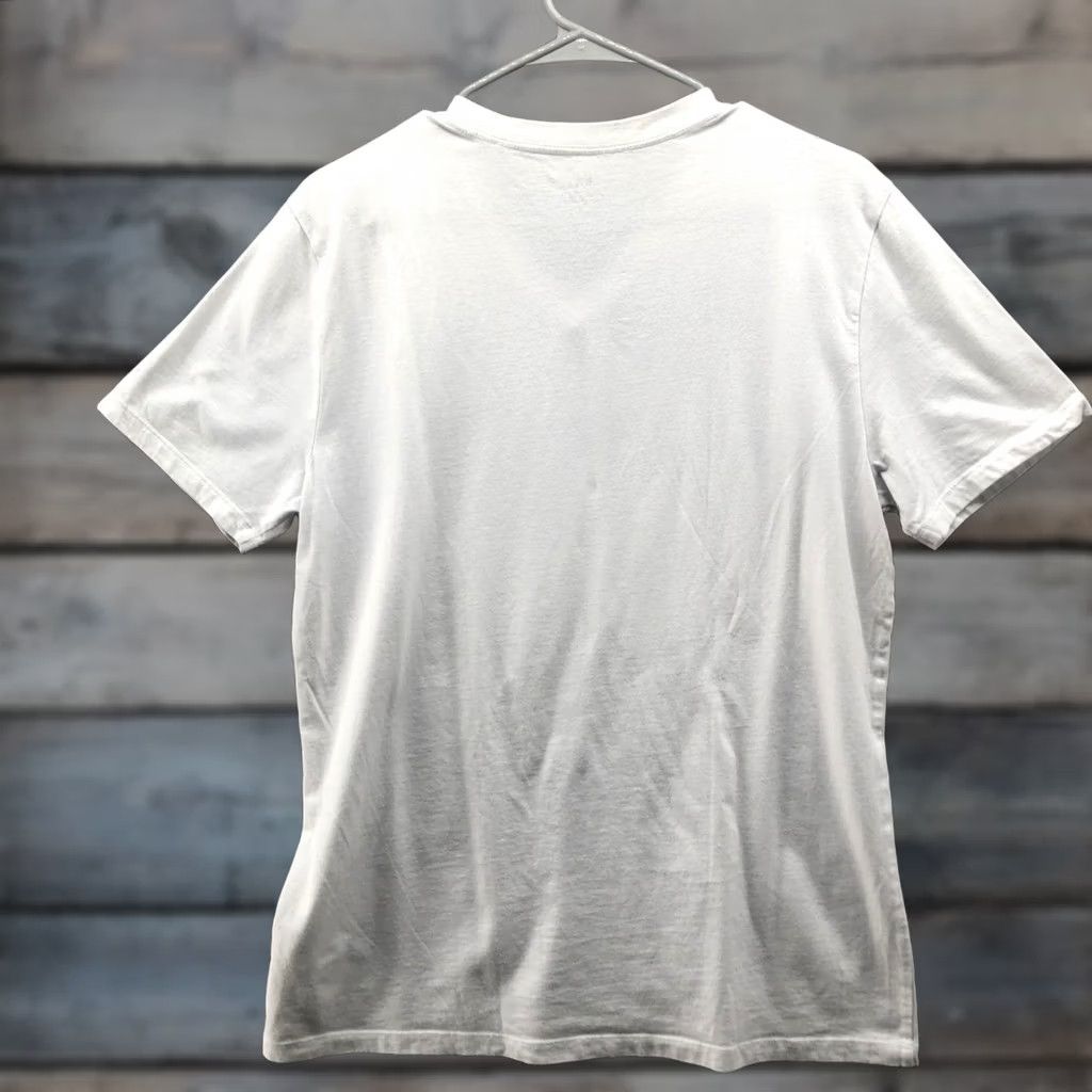 Gap GAP T-Shirt Mens M Short Sleeve V-Neck Cotton Classic Fit White Size US M / EU 48-50 / 2 - 1 Thumbnail