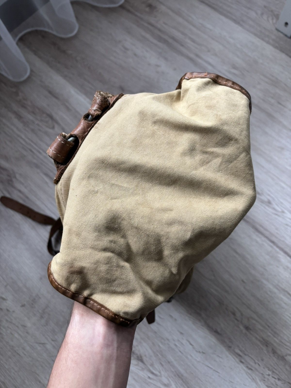 Other Vintage German Canvas & Leather Small Daypack 1950s–1970s Size ONE SIZE - 13 Thumbnail