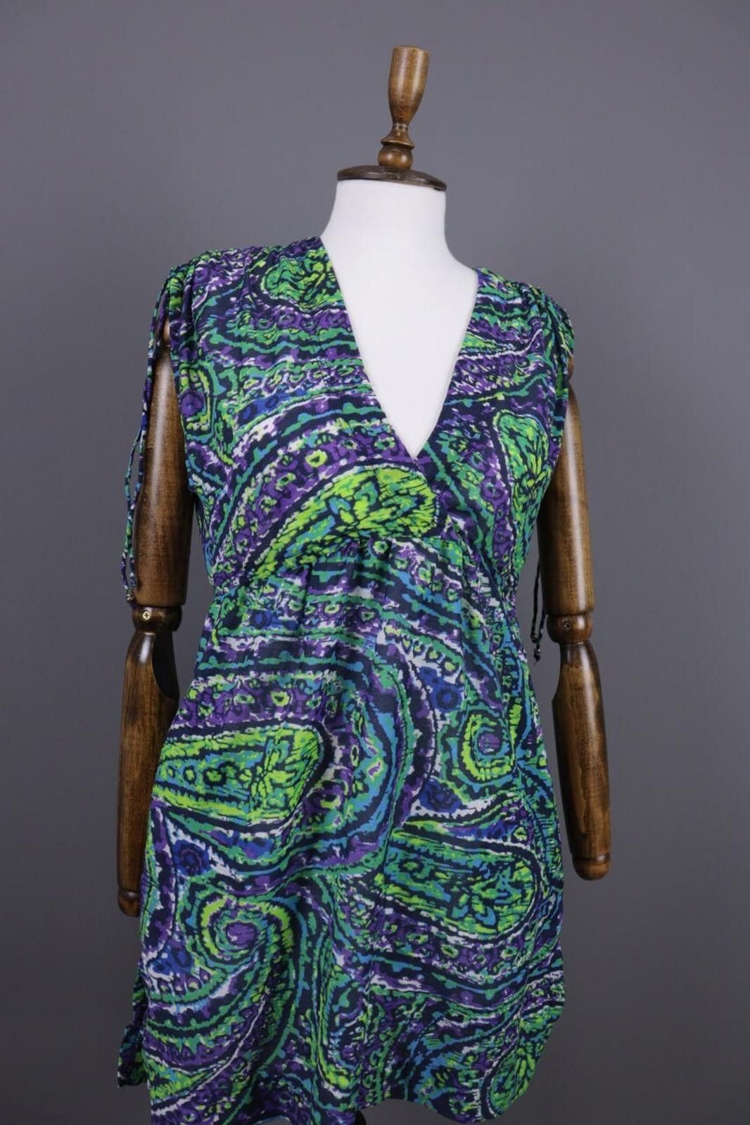 Lauren Ralph Lauren Lauren Ralph Lauren Multicolor Lagenlook Blouse Shirt Size S Size S / US 4 / IT 40 - 4 Thumbnail