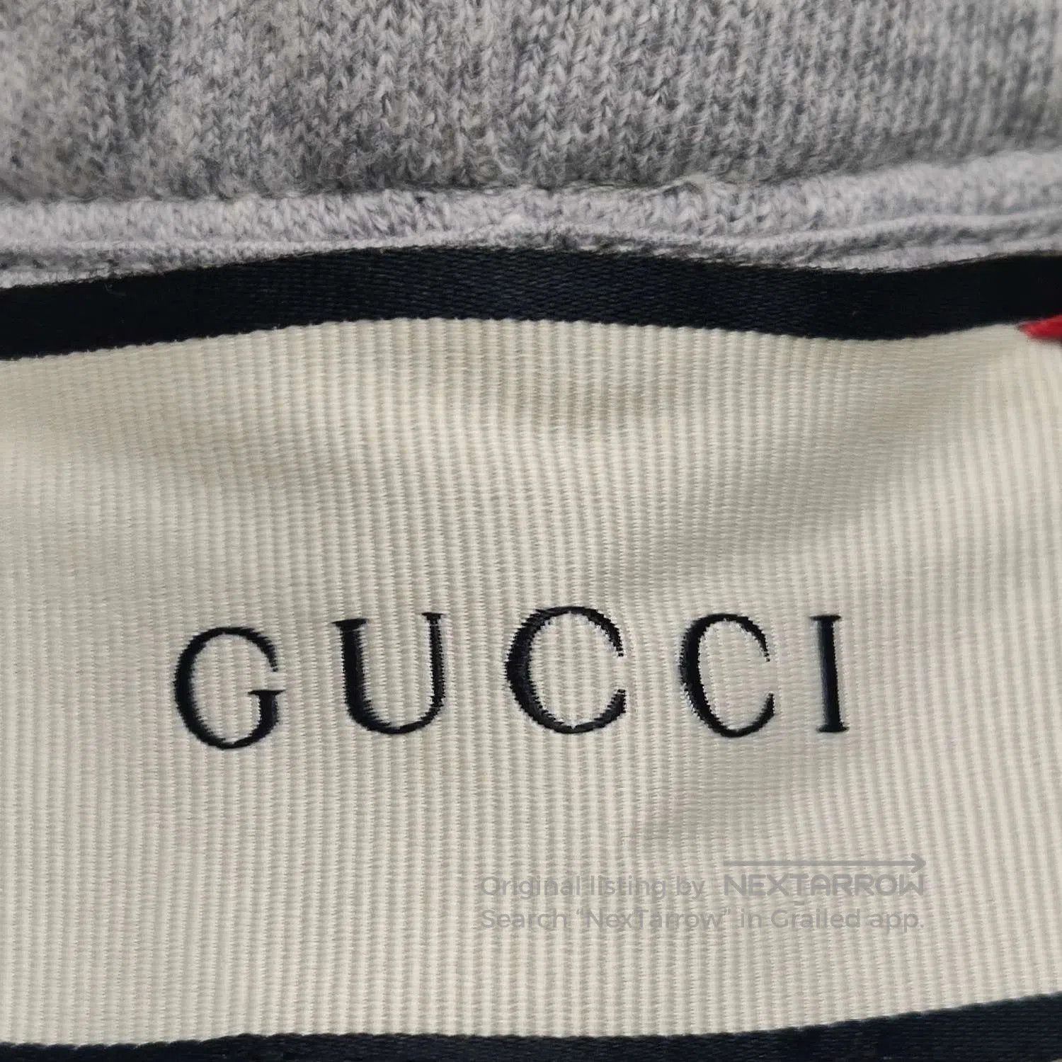Gucci Gucci XXL Gray Cotton Drawstring Shorts. Size US 44 / EU 60 - 4 Thumbnail