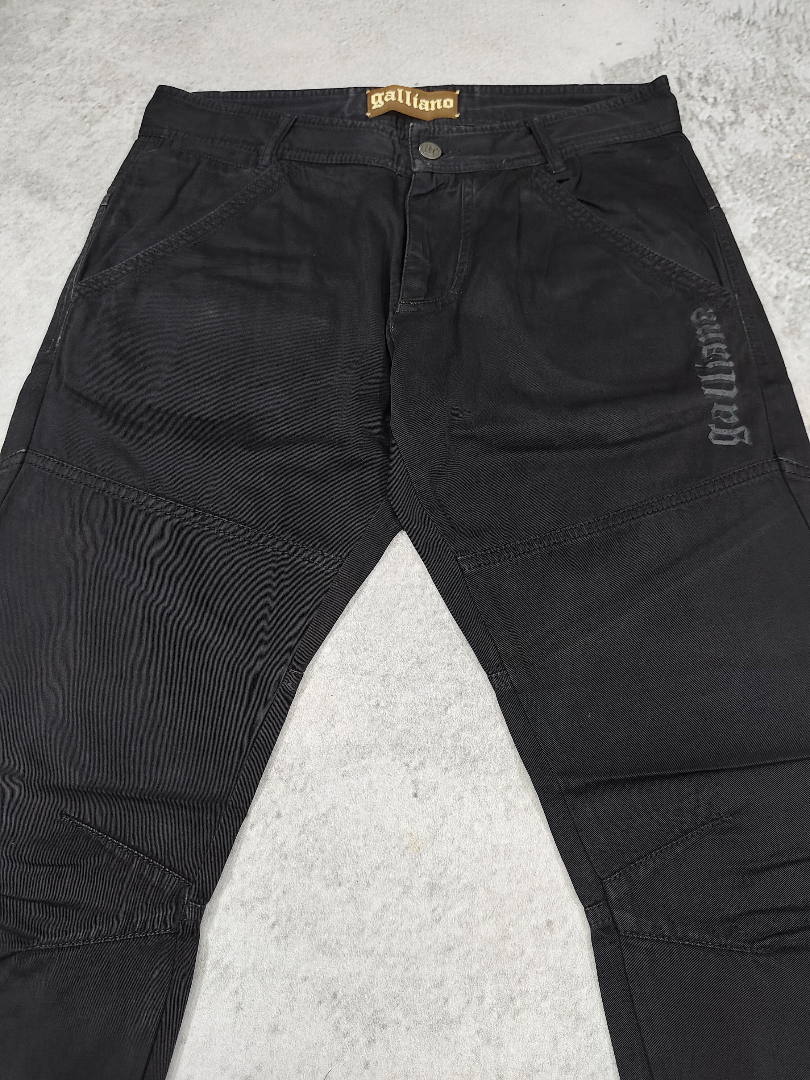 John Galliano 2010s John Galliano- Glam Rock Gothic Military Slim Trousers Size US 30 / EU 46 - 4 Thumbnail