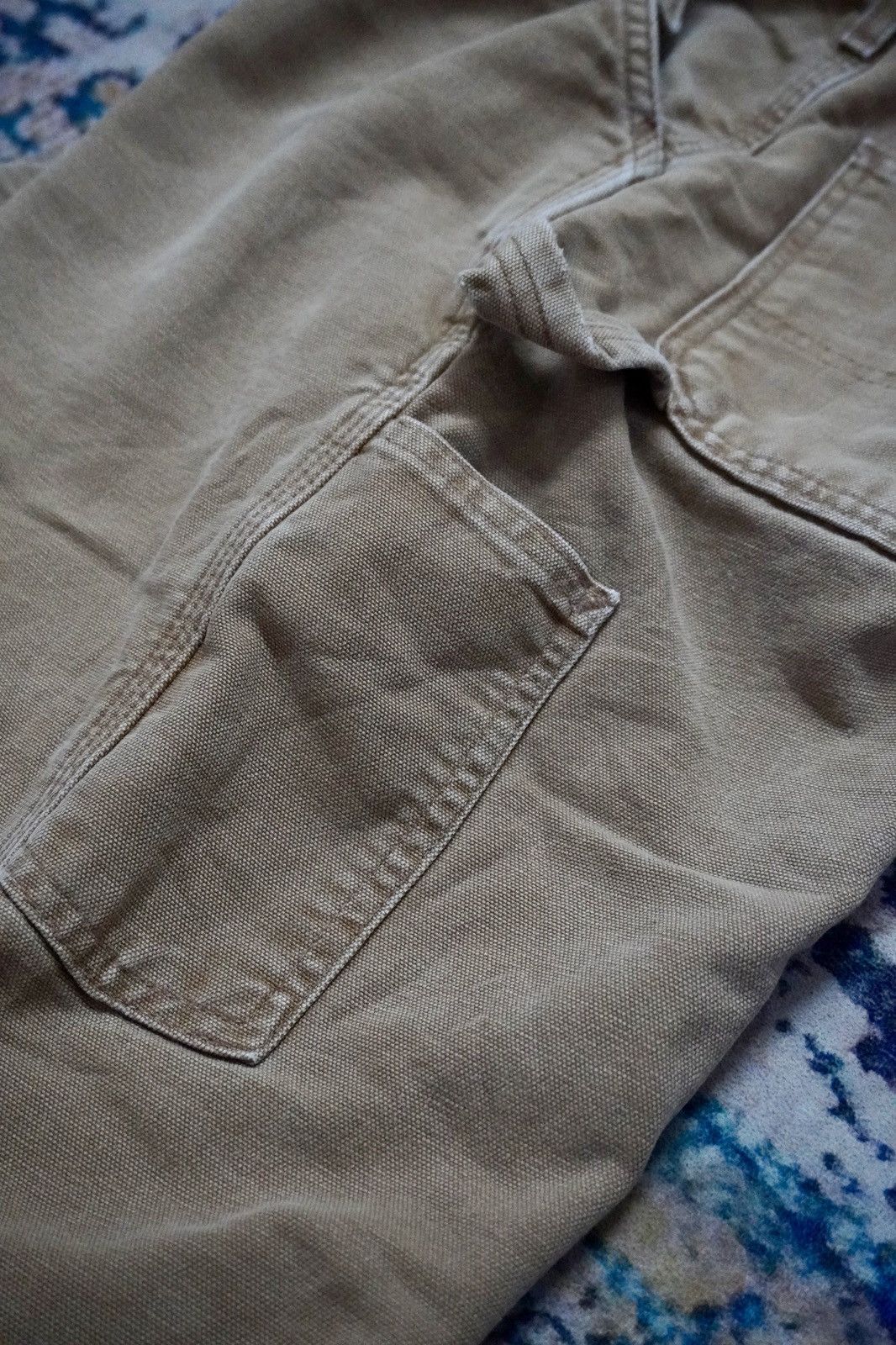 Carhartt × Vintage Vintage carhartt carpenter dungaree fit work double layer Size US 32 / EU 48 - 10 Thumbnail