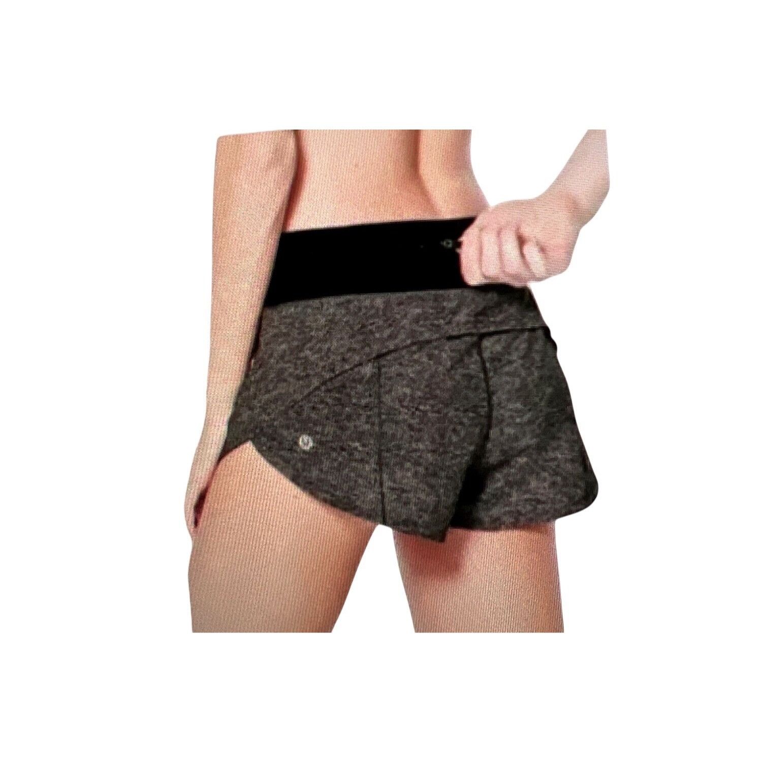 Lululemon Lululemon Speed Up Short Sz 4 Heather Gray Lux Multi Black S Size 26" / US 2 / IT 38 - 3 Thumbnail