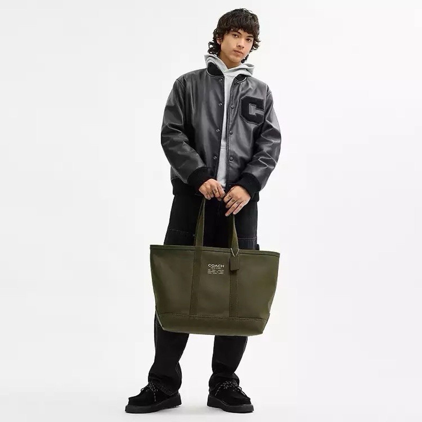 Coach NWT COACH Utility Tote Large Shoulder Bag Olive CCW72 Size ONE SIZE - 10 Thumbnail