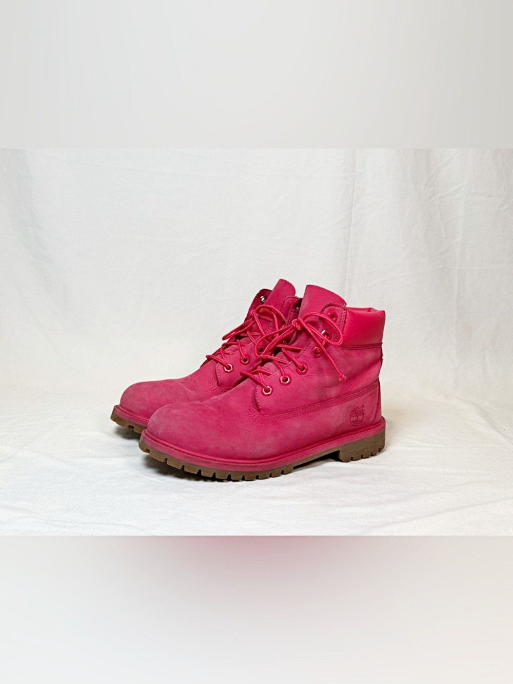 Timberland Timberland Pink Nubuck Premium 6-Inch Waterproof Boots~7~ Size US 7 / IT 37 - 1 Thumbnail