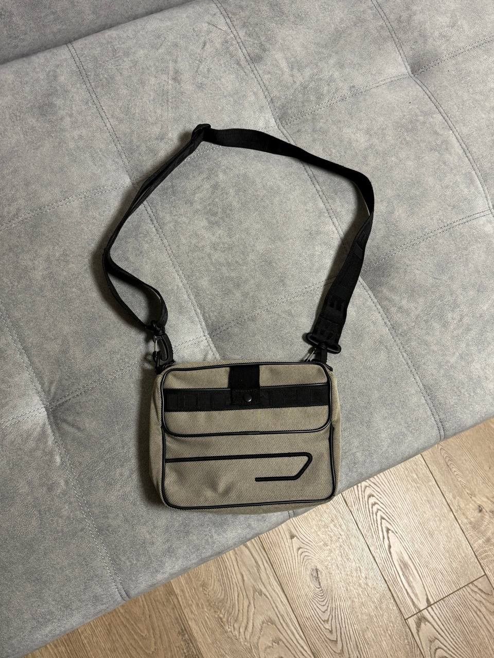 Vintage Diesel Y2K military crossbody shoulder bag