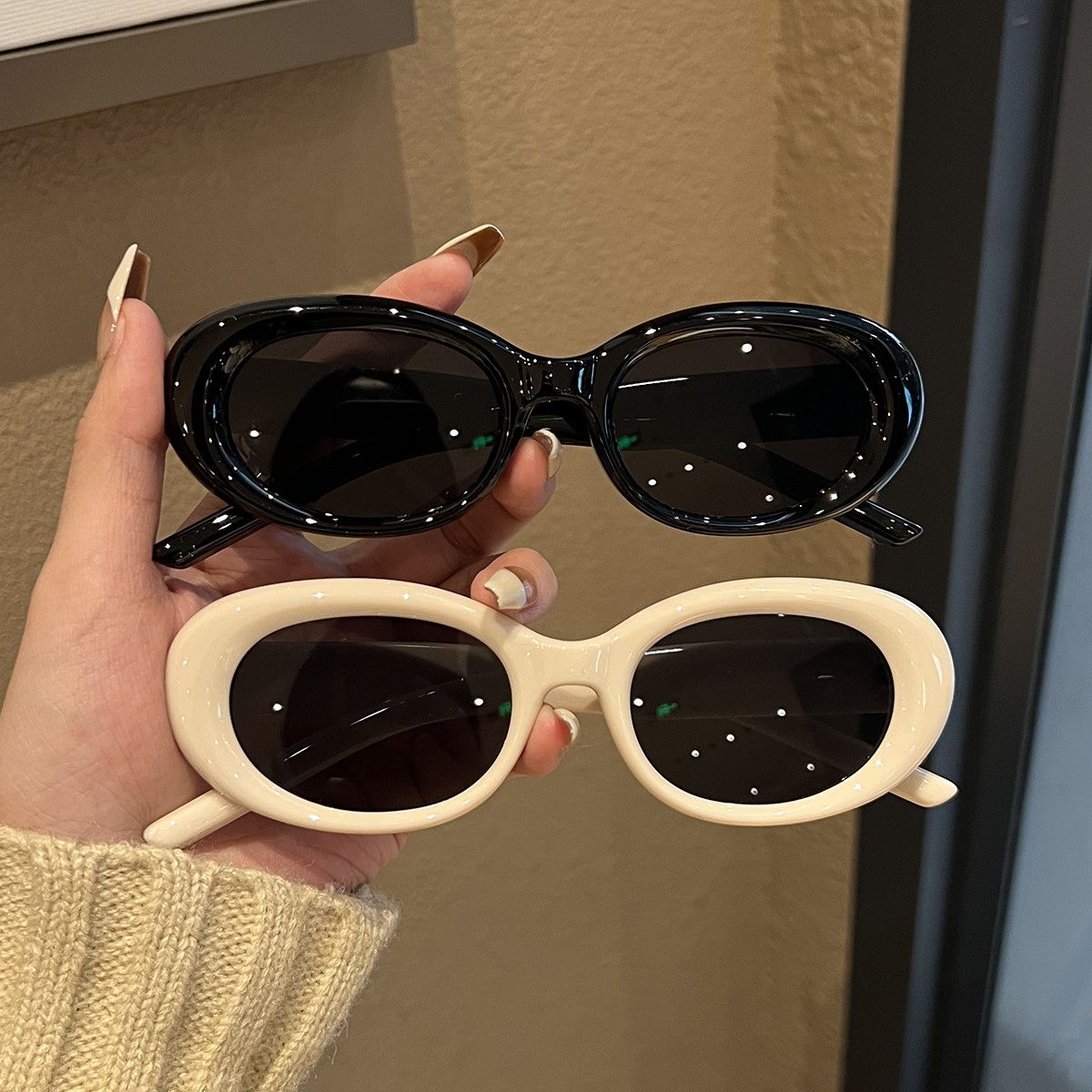 VIBE New Trend Street ins style custom avant-garde sunglasses Size ONE SIZE - 1 Thumbnail
