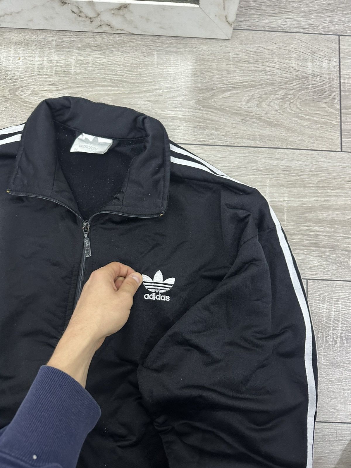 Adidas Adidas Boxy Fit Balenciaga Style Stripped Y2K Track Jacket Size US XL / EU 56 / 4 - 5 Thumbnail