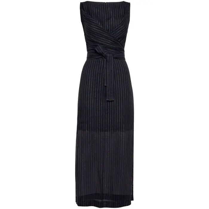 Brunello Cucinelli o1w1db10825 Dress in Open Blue Size XL / US 12-14 / IT 48-50 - 1 Thumbnail