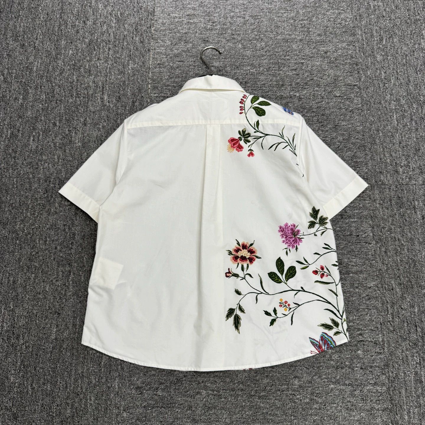 Dior Dior Floral Short Sleeve Shirt Women's 42 98 New Size M / US 6-8 / IT 42-44 - 5 Thumbnail