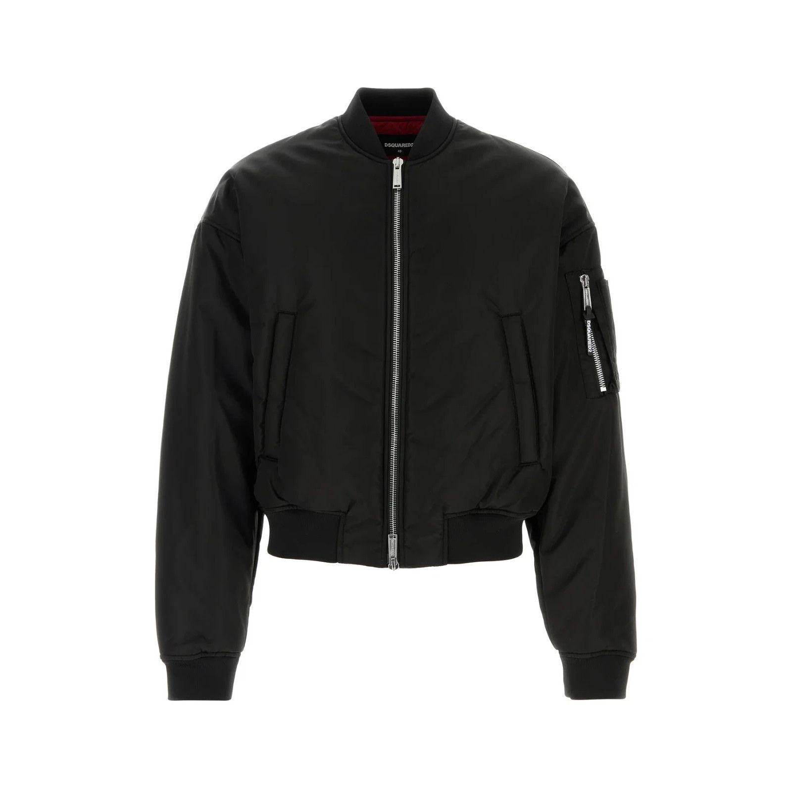 Dsquared2 DSQUARED2 Black Nylon Bomber Jacket New & Authentic (Men's s Size US M / EU 48-50 / 2 - 1 Thumbnail