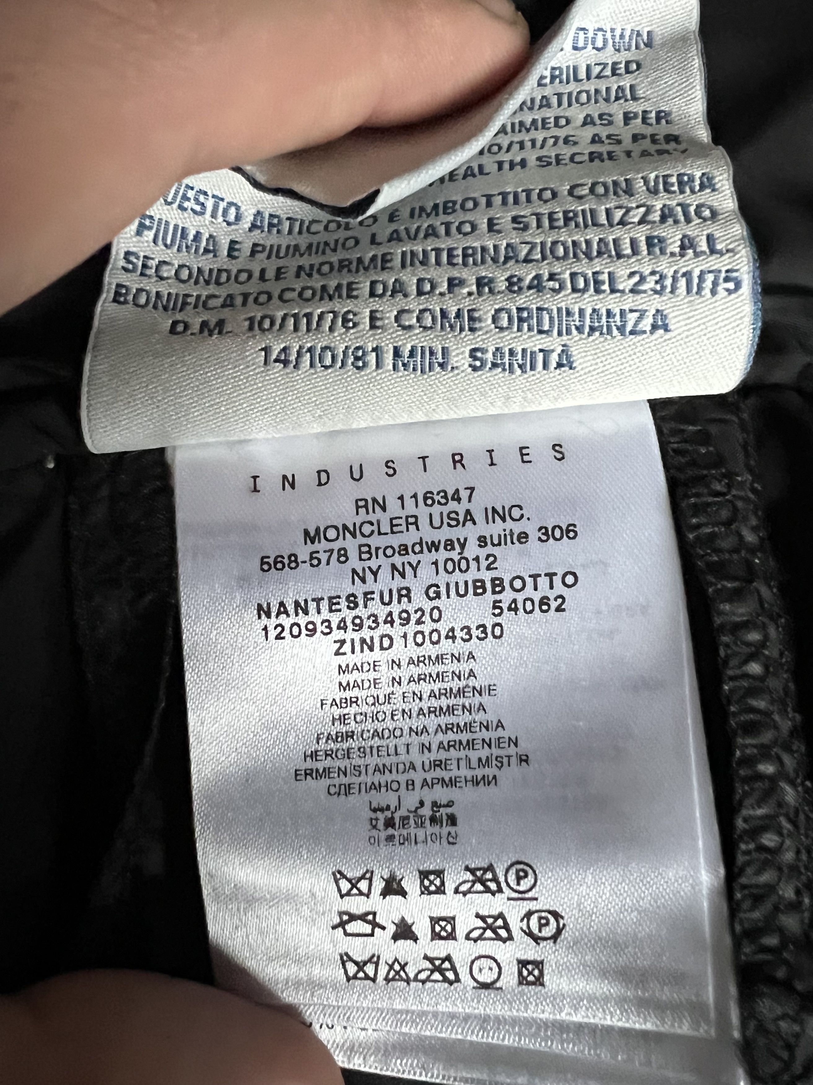 Moncler Moncler Nantesfur Giubbotto Women’s Real Down Coat Size L / US 10 / IT 46 - 8 Thumbnail