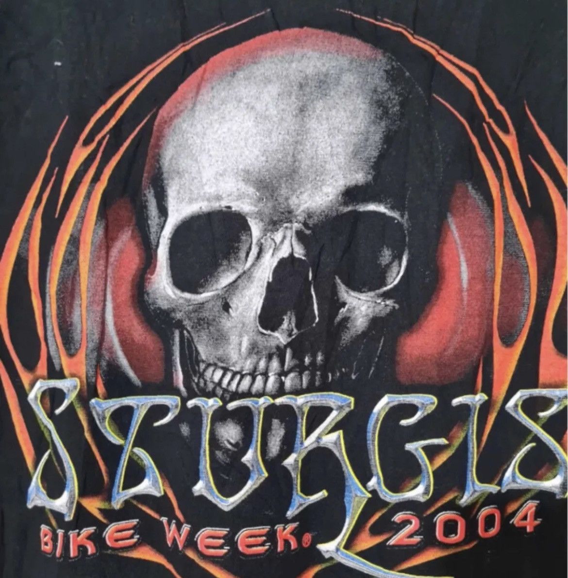 Vintage Sturgis bike week 2004 vintage t shirt XL black sleevless Size US XL / EU 56 / 4 - 1 Thumbnail
