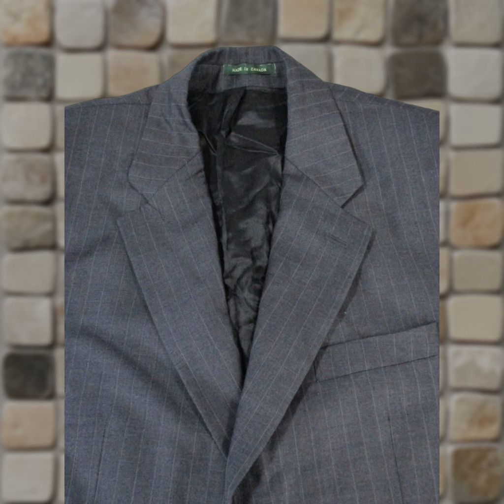 Lauren Ralph Lauren Sports Coat Blazer Mens 44 R Black Wool