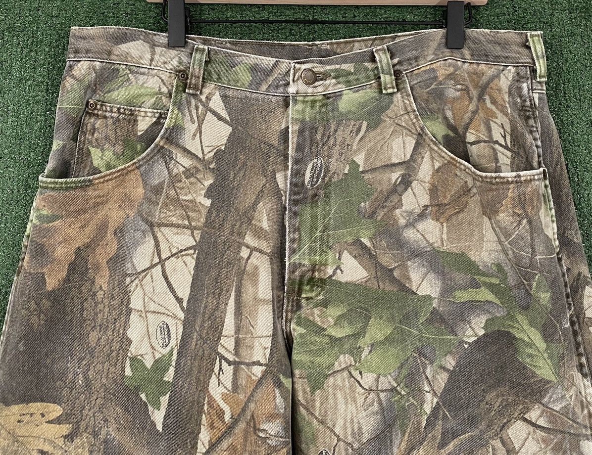 Wrangler VTG 90’s Wrangler Hardwoods Camo Double Knee Jeans 37 Size US 37 - 3 Thumbnail