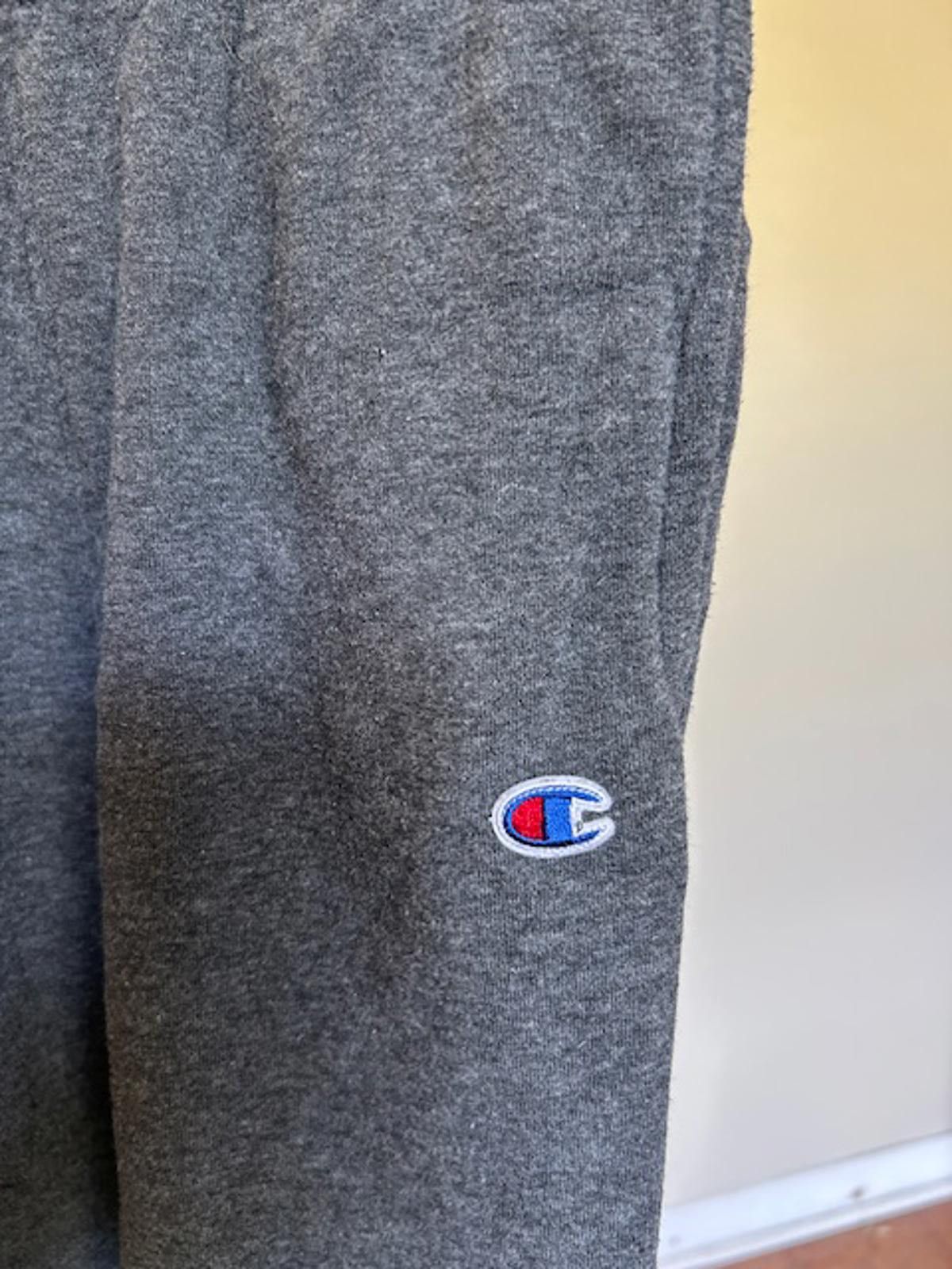 Champion Champion Men's Medium Gray Sweatpants with Logo Size US 32 / EU 48 - 4 Thumbnail