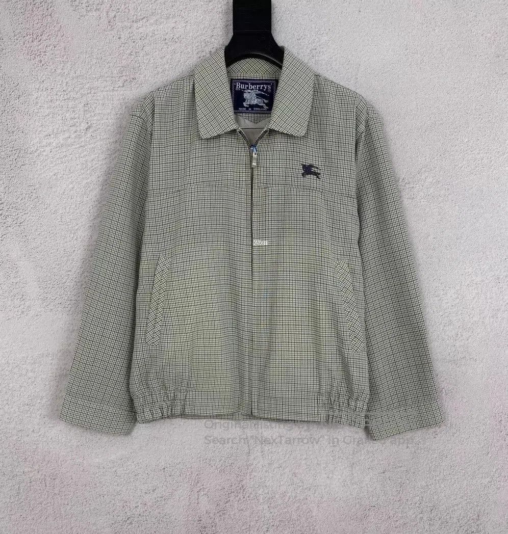 Burberry Gray Check Zip. Size US M / EU 48-50 / 2 - 1 Thumbnail