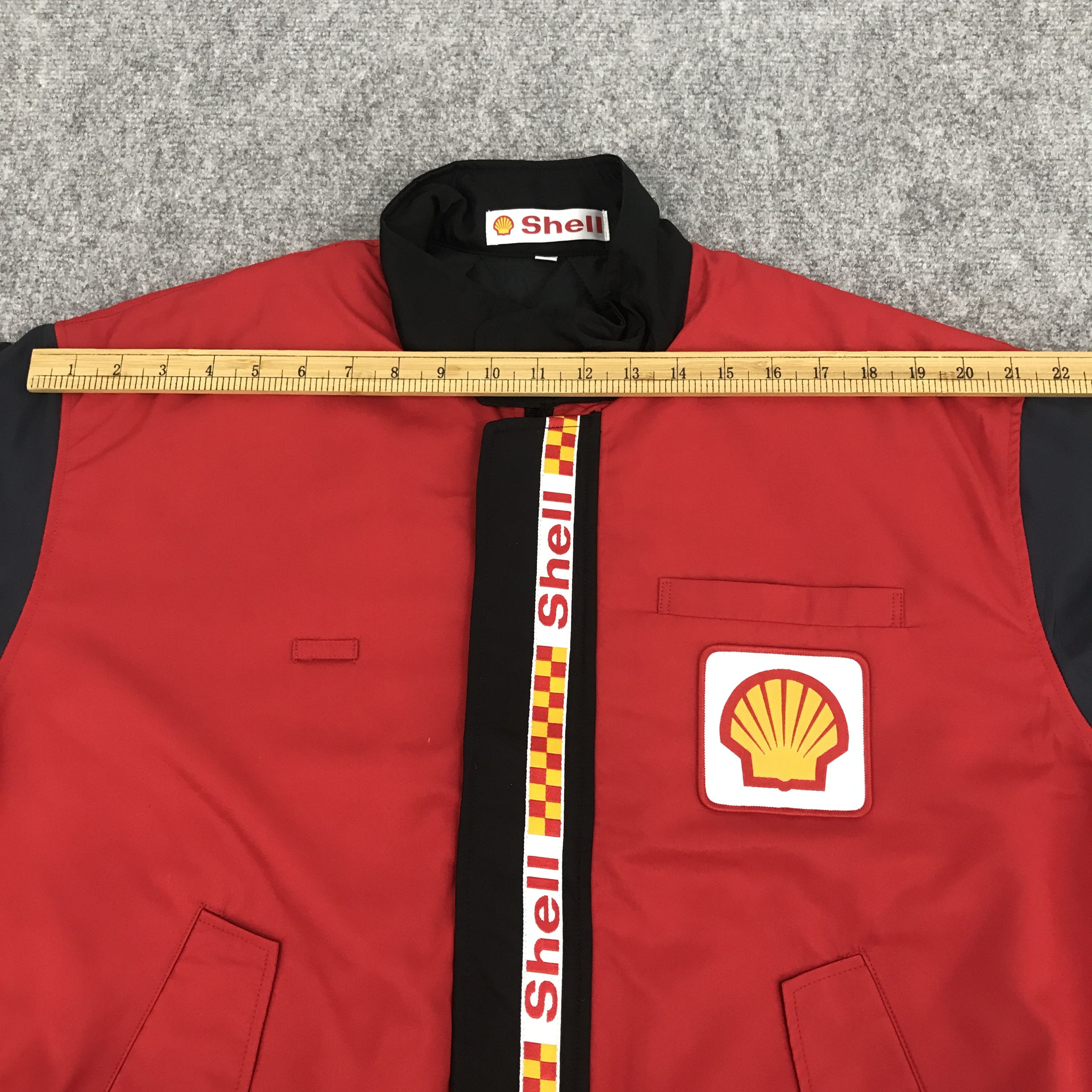 Gear for Sports Rare Shell Helix Oil Brand Japan Racing Quilted jacket Size US L / EU 52-54 / 3 - 5 Thumbnail