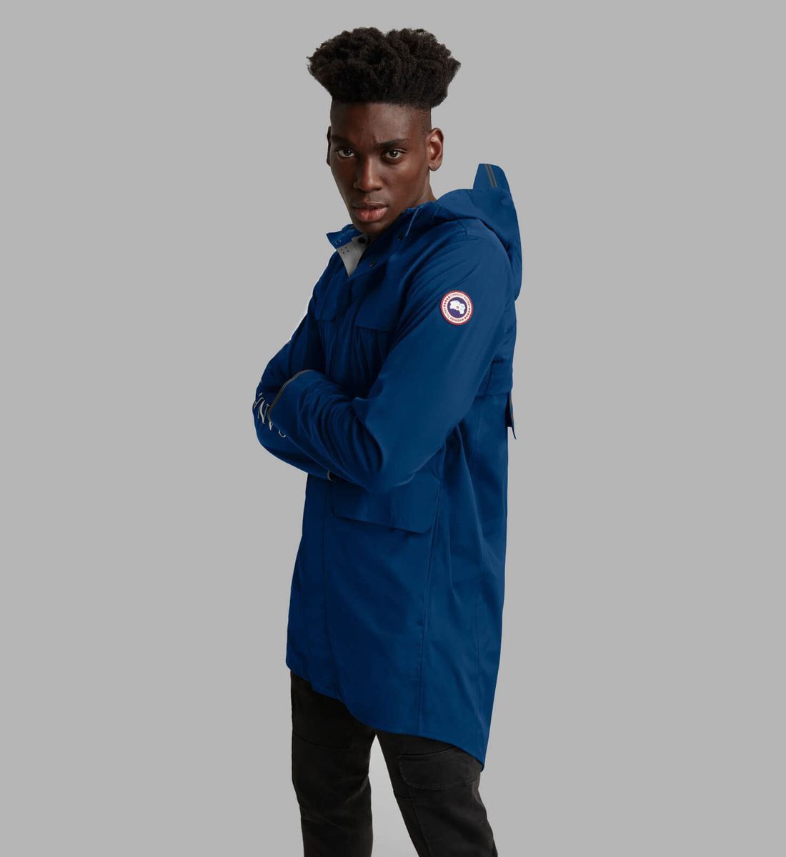 image of Canada Goose Seawolf Rain Jacket in Blue, Men's (Size XL)