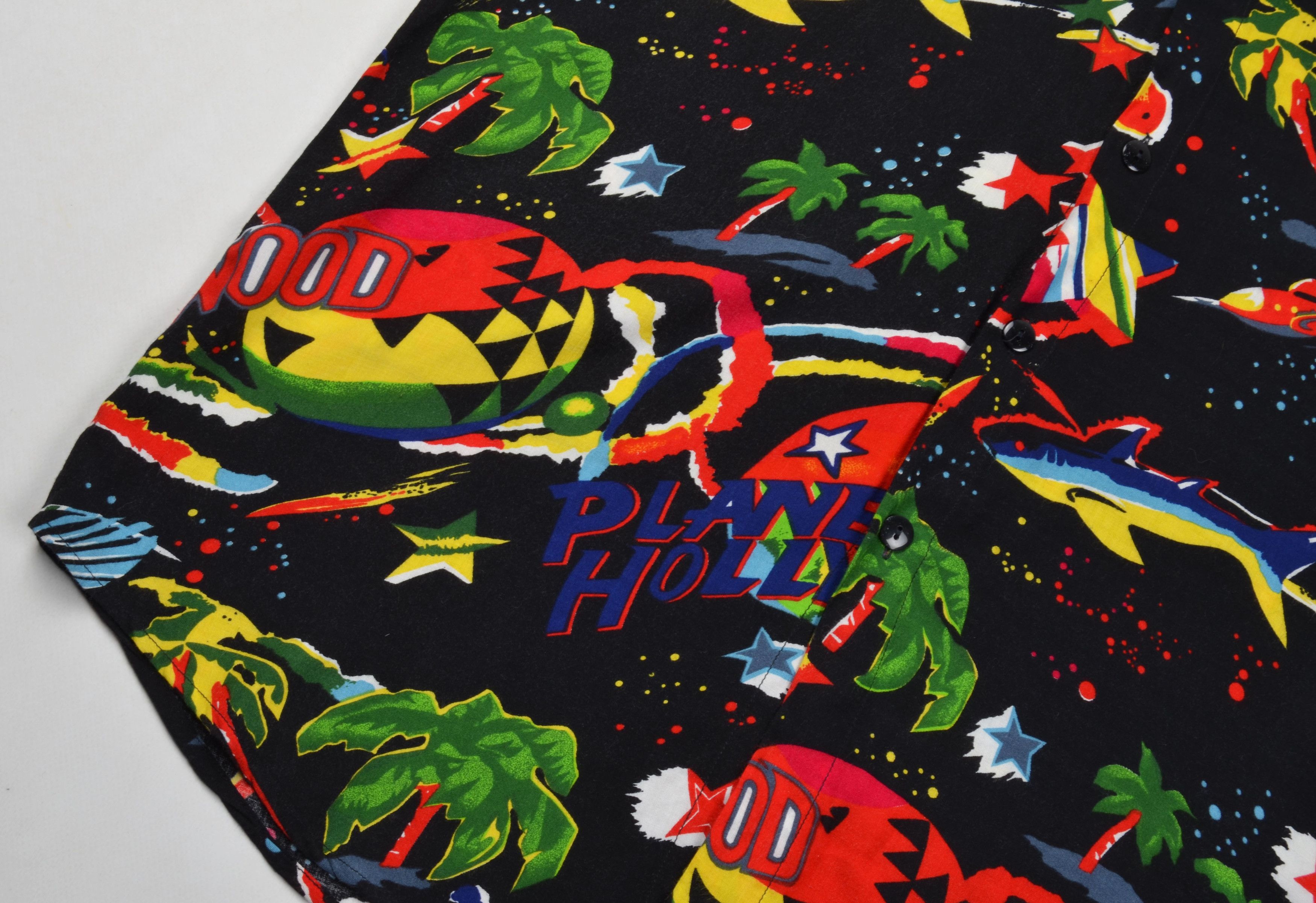 Planet Hollywood Vintage Planet Hollywood 1991 Jams World Space Island Shirt Size US XL / EU 56 / 4 - 3 Thumbnail