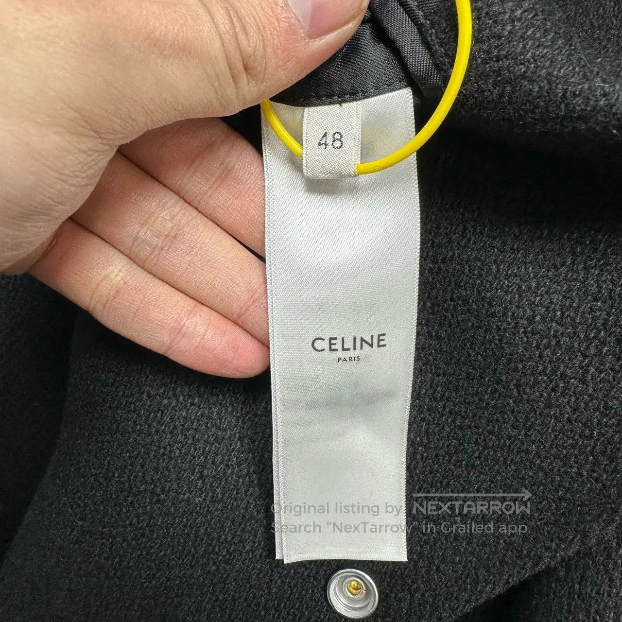 Celine CELINE 24FW Wool Logo Baseball Jacket. Size US M / EU 48-50 / 2 - 4 Thumbnail