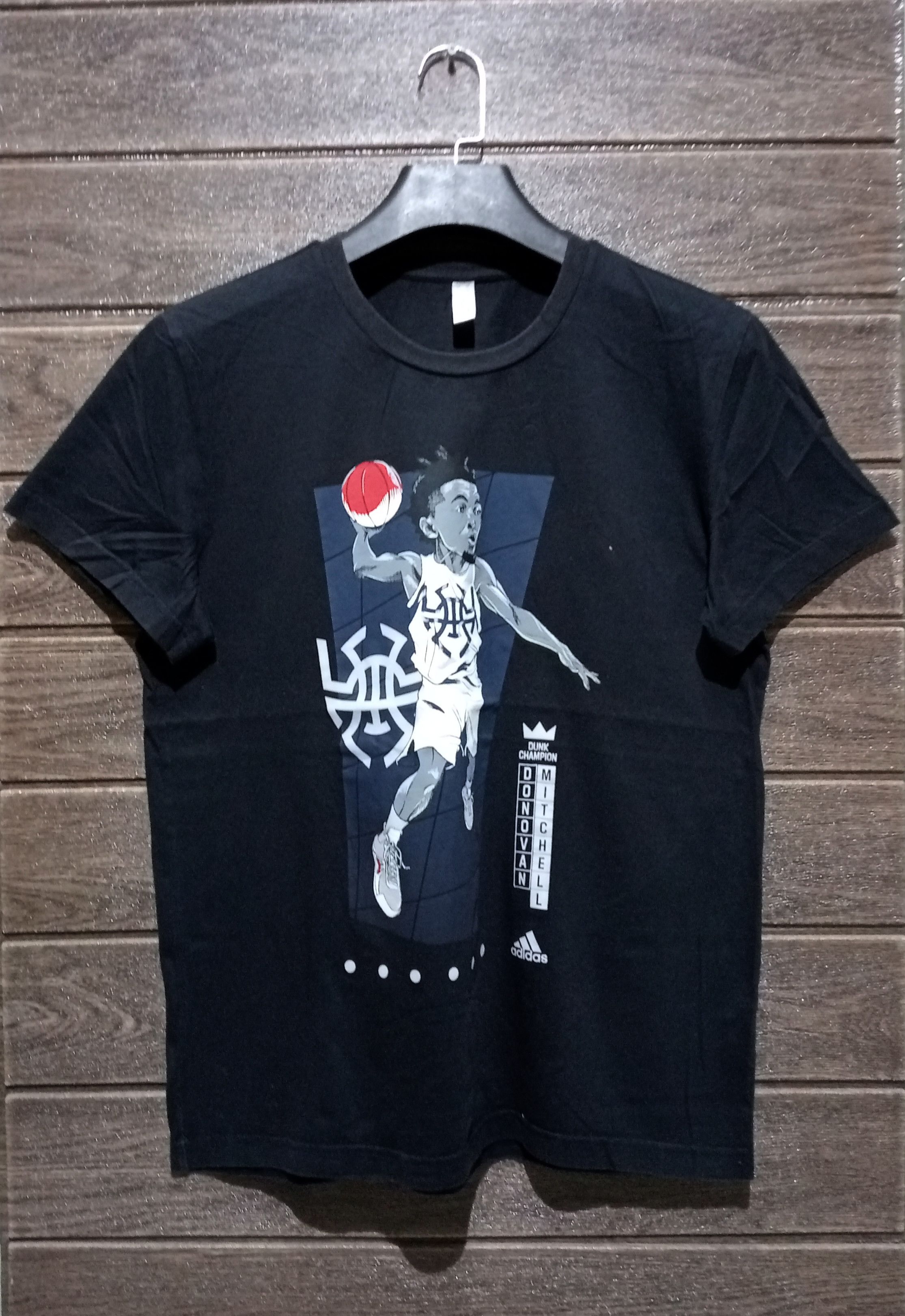 Adidas × NBA Adidas Dunk Champion Donovan Mitchell Tee Size US M / EU 48-50 / 2 - 1 Thumbnail